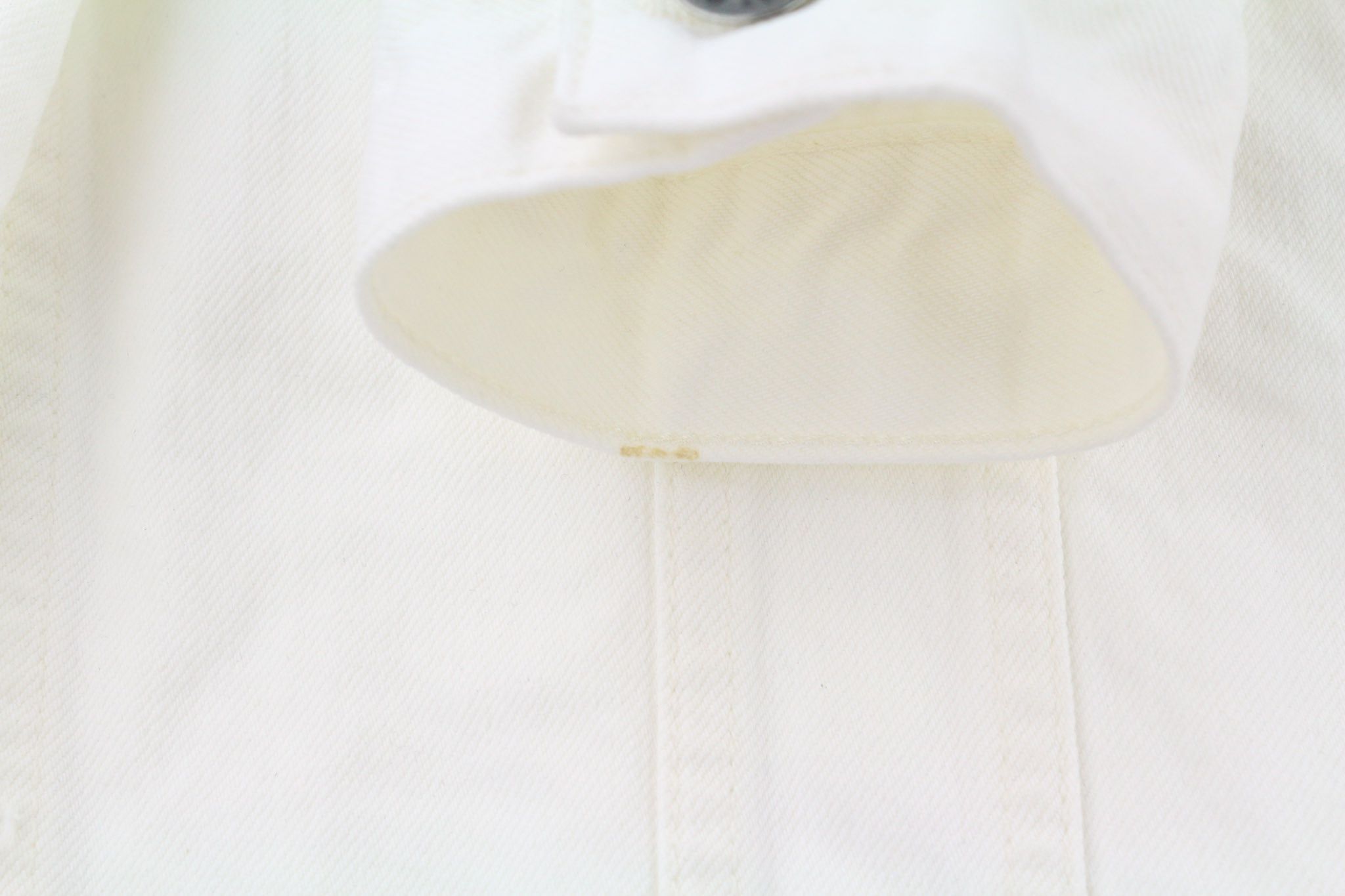 Nudie Jeans PERRY L White Denim Jacket 81612 Size US L / EU 52-54 / 3 - 8 Thumbnail