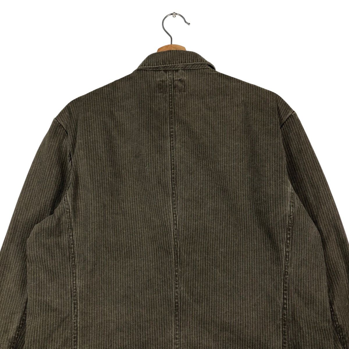 Issey Miyake 🔥Vintage Chore Hickory Work Jacket Mossimo Pigment Size US L / EU 52-54 / 3 - 9 Thumbnail