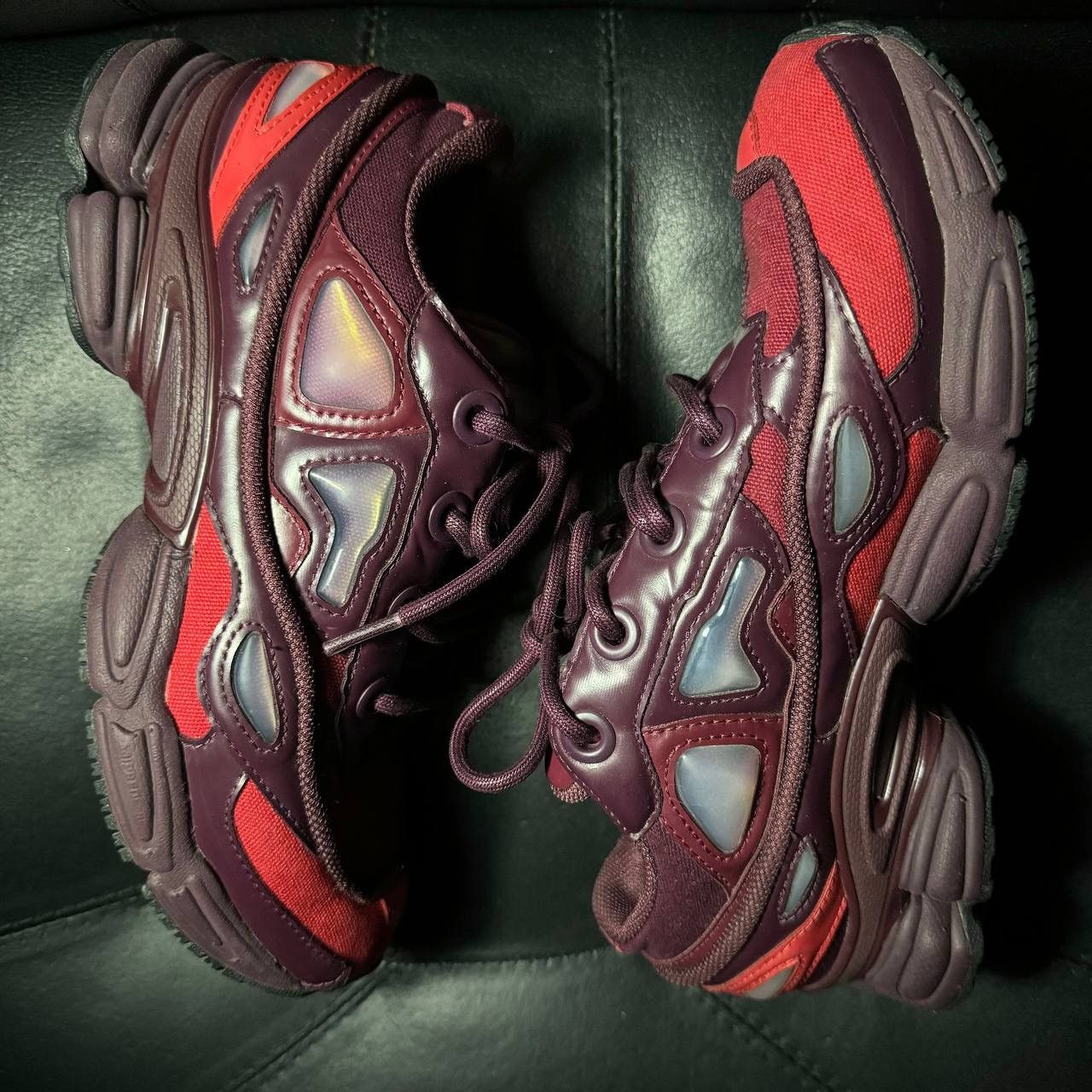 Adidas × Raf Simons Adidas Raf Simons Ozweego Burgundy Size US 6 / EU 39 - 4 Thumbnail