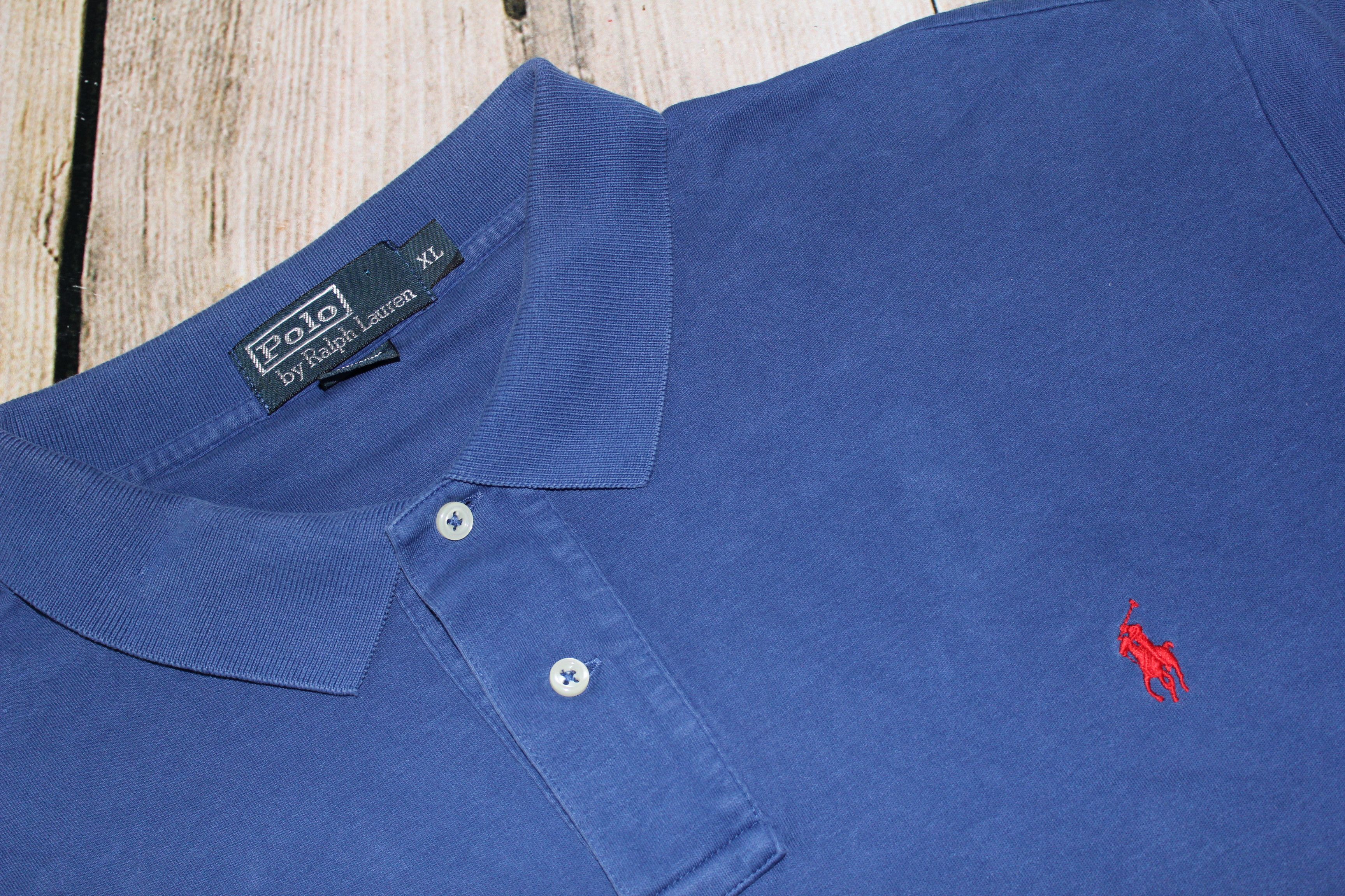 Polo Ralph Lauren RALPH LAUREN Short Sleeve Blue Polo Shirt Size US XXL / EU 58 / 5 - 6 Thumbnail