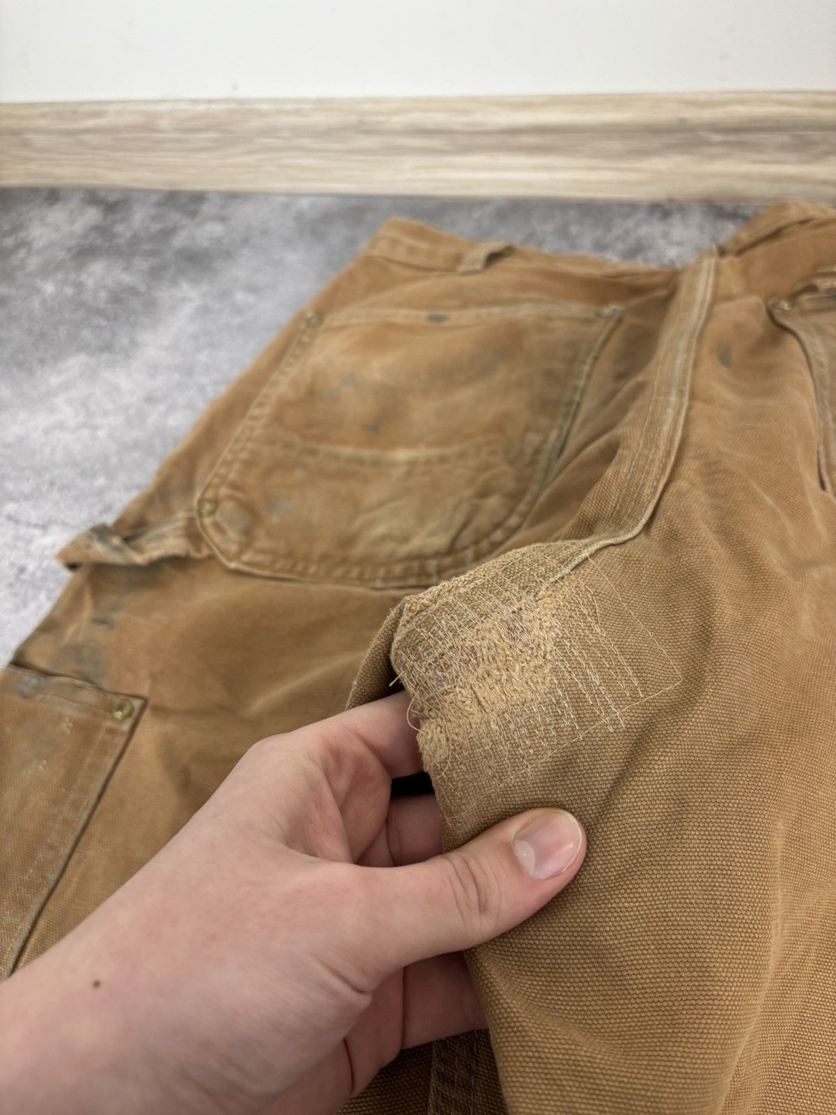 Carhartt Vintage Carhartt Double Knee Pants Jeans Loose Fit B01 BRN Size US 34 / EU 50 - 21 Thumbnail