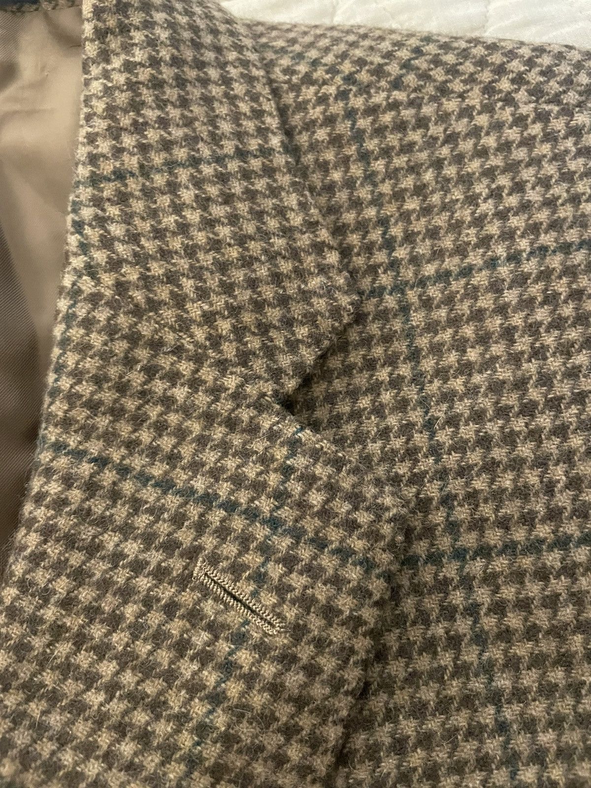 Polo Ralph Lauren × Vintage Houndstooth Check Polo 1 Jacket Size 46R - 3 Thumbnail