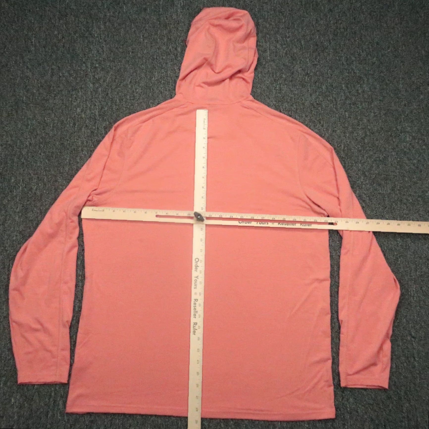 Vintage LL Bean Hoodie Large Tall Red Coral Lightweight Pullover Hiking Outdoors LT Mens Size US L / EU 52-54 / 3 - 4 Thumbnail