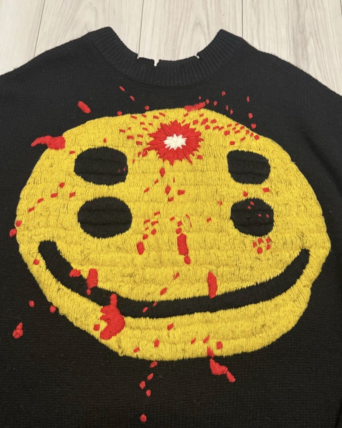 Cactus Plant Flea Market × Saint Michael Saint Michael x CPFM Smile Knit Sweater Size US M / EU 48-50 / 2 - 3 Thumbnail