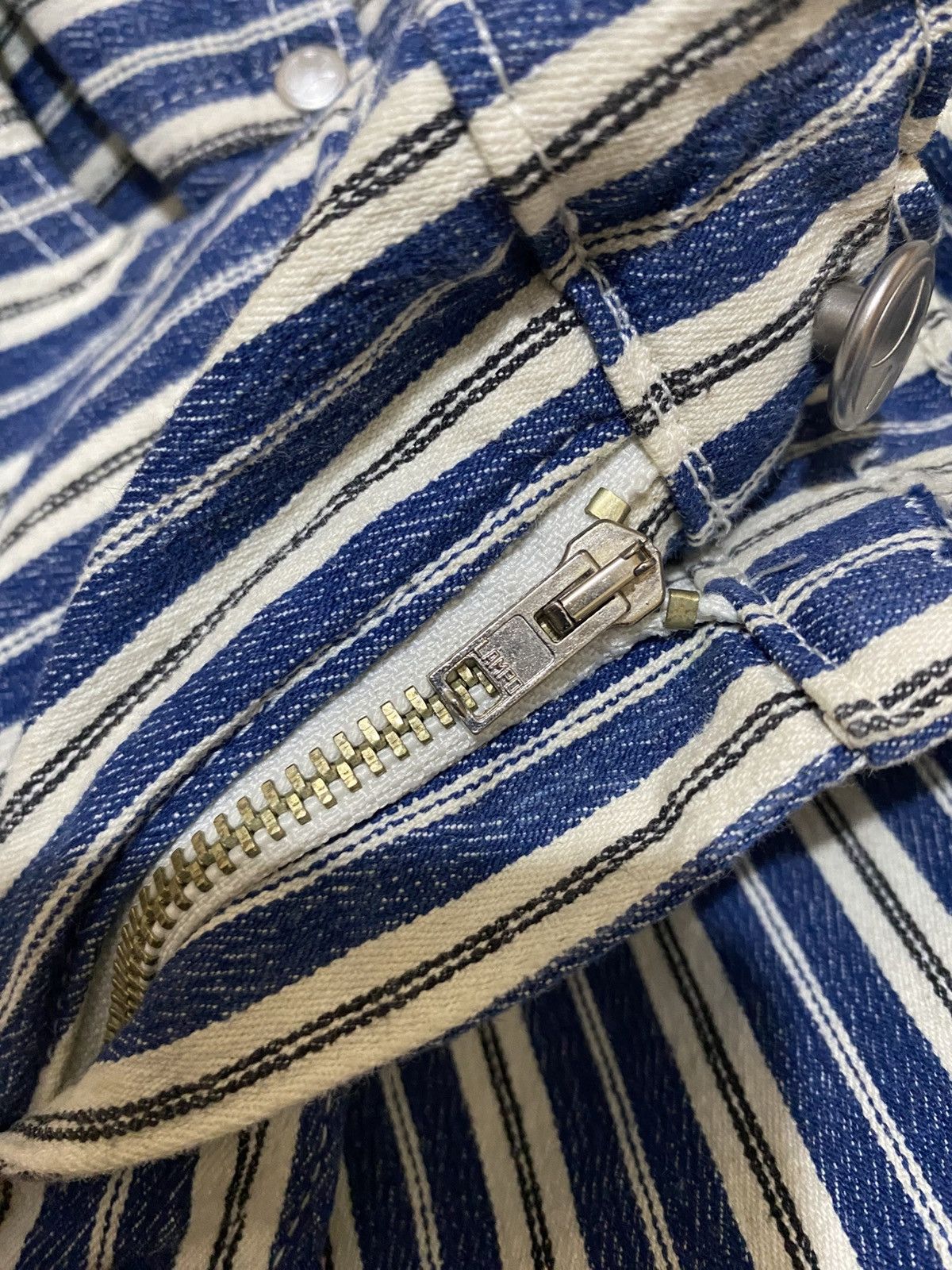 Moschino Moschino Italy Stripe Jeans Denim Women Size 23" - 10 Thumbnail