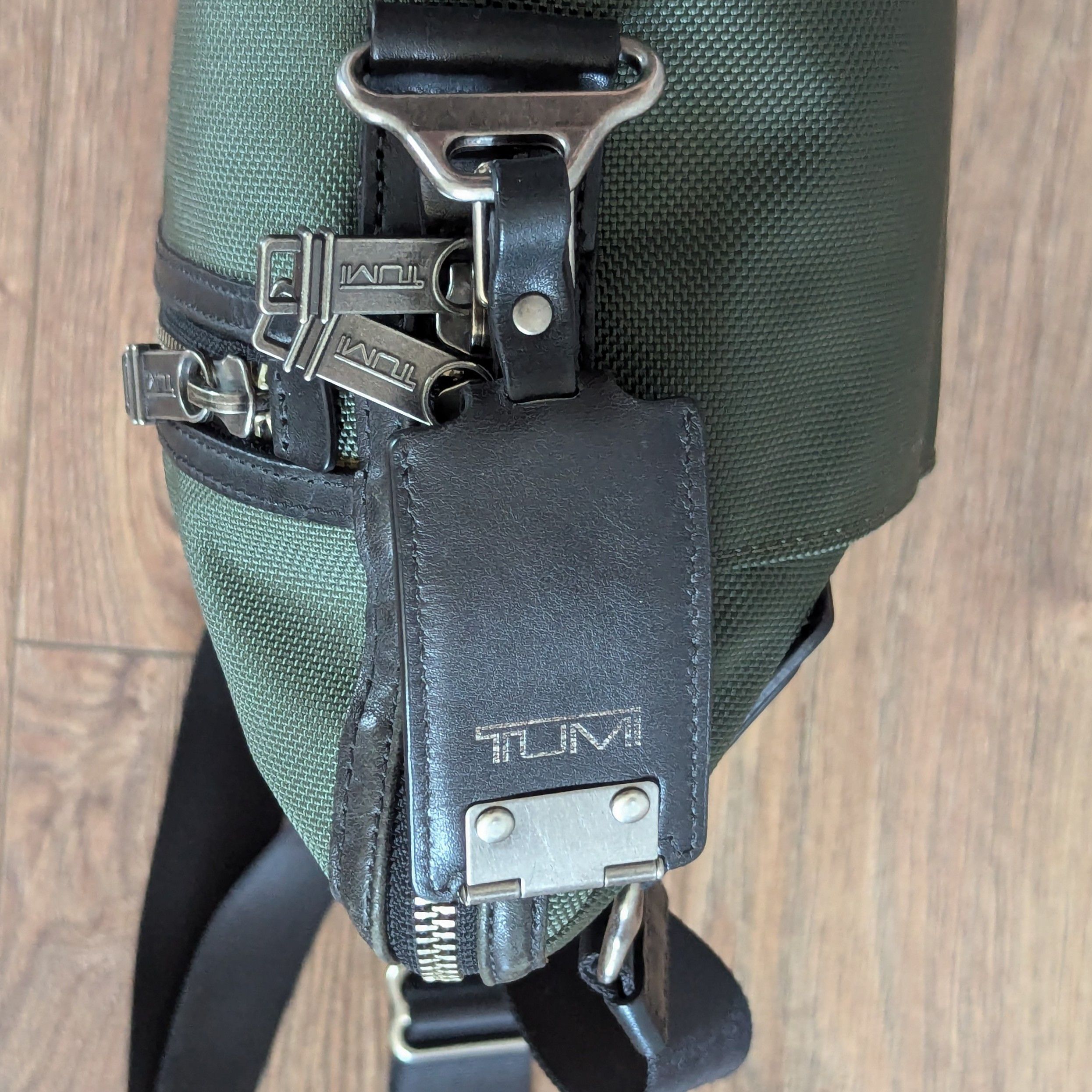 Tumi Tumi Alpha Bravo Messenger Laptop Messenger Bag Dark Green Size ONE SIZE - 11 Thumbnail