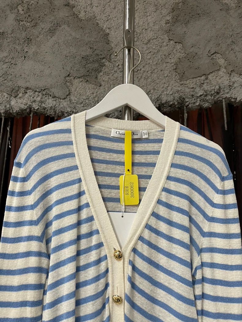 Dior DiorStriped cardigan 2503-Nextarrow Size XXS / US 00 / IT 34 - 3 Thumbnail