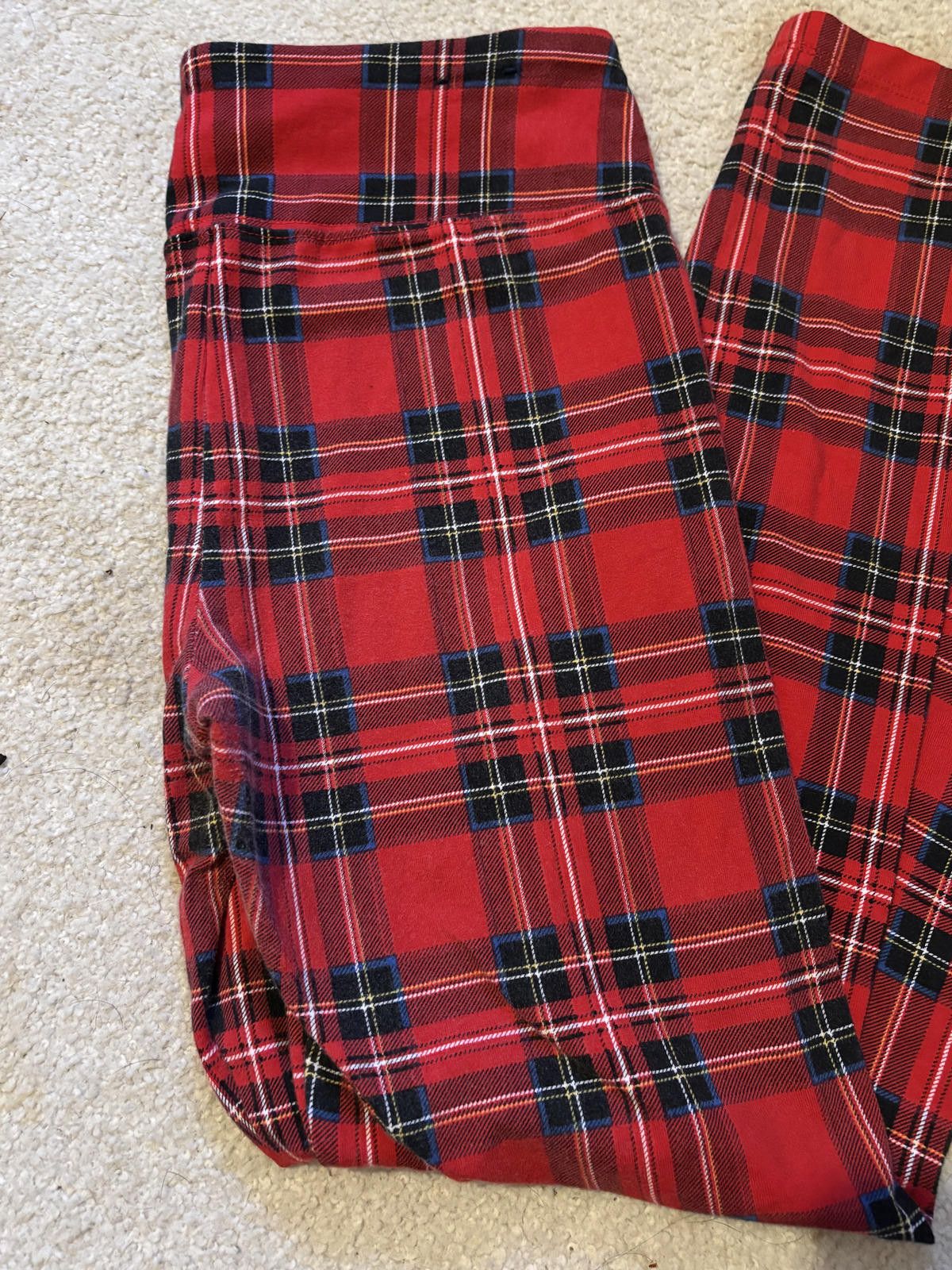 J.Crew NWOT J.Crew Holiday Tartan Red Plaid Leggings S Size 28" / US 6 / IT 42 - 3 Thumbnail