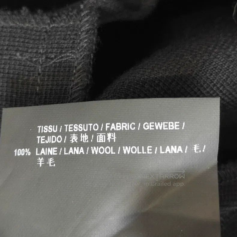 Saint Laurent Paris Saint Laurent Paris Black Wool Long Skirt Size 37" - 6 Thumbnail