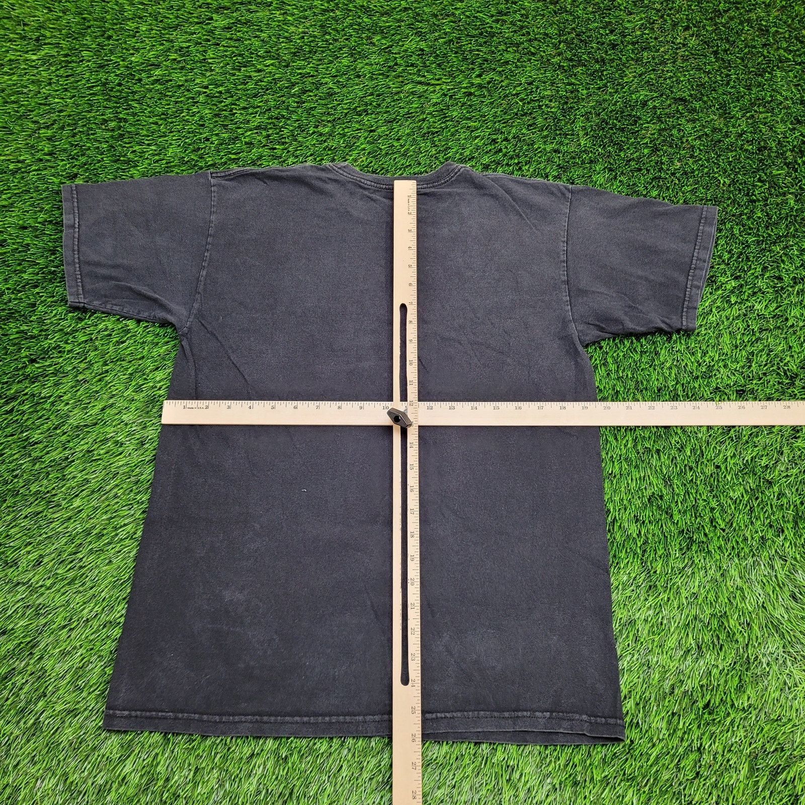 Anchor Blue Zombie Horror Shirt Medium 20x26 Faded Black Grunge Size US M / EU 48-50 / 2 - 3 Thumbnail