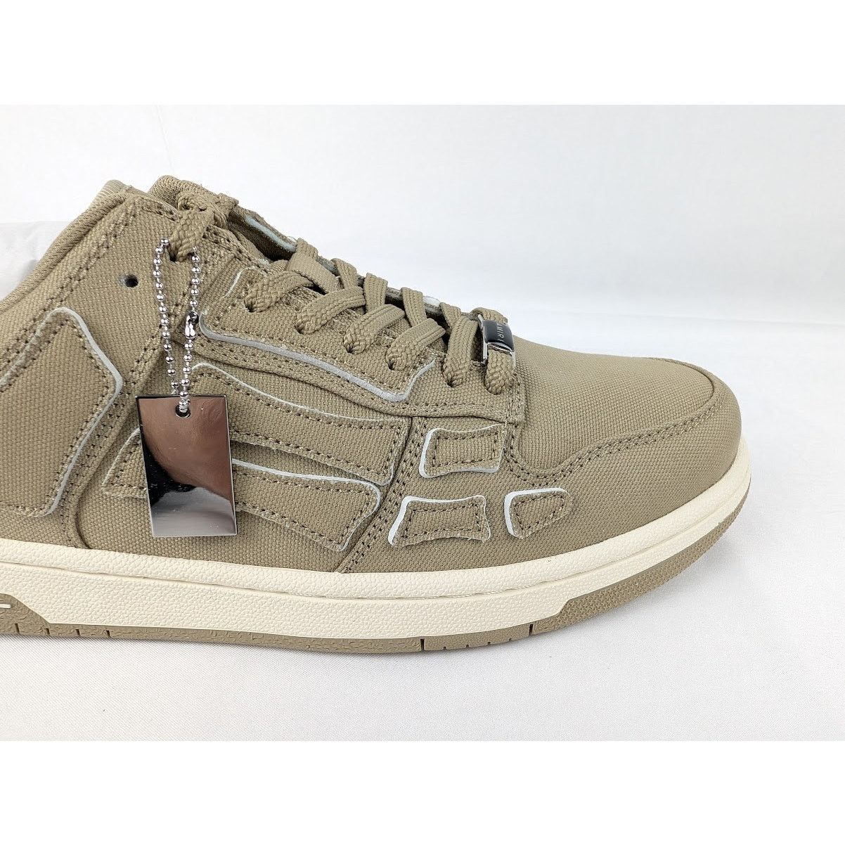 Amiri o1rshd1 Chunky Skeleton Top Low Sneakers in Green Size US 8 / EU 41 - 4 Thumbnail