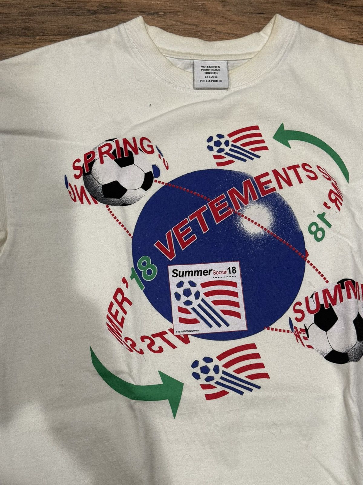 Vetements Vetements soccer shirt Size US S / EU 44-46 / 1 - 2 Thumbnail