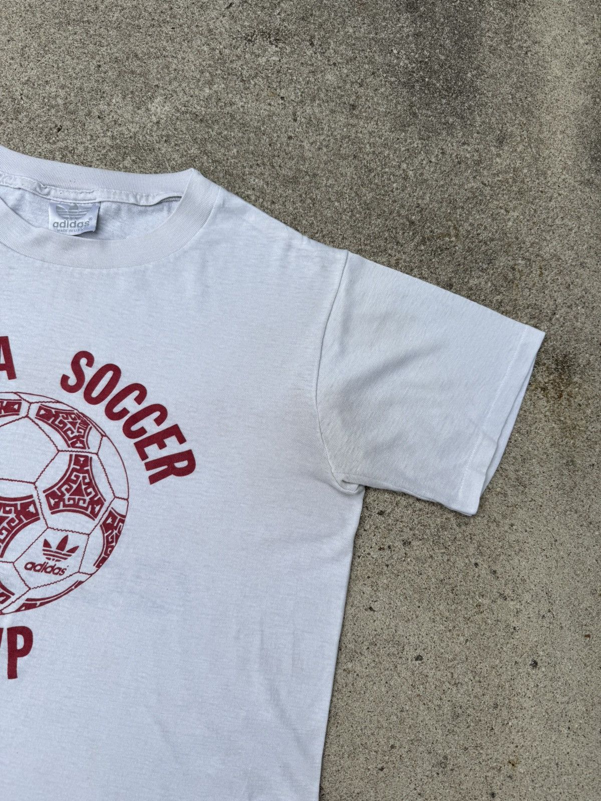 Adidas × Vintage Vtg 80’s Adidas Indiana Soccer Camp Trefoil Logo Tee sz S Size US S / EU 44-46 / 1 - 4 Thumbnail
