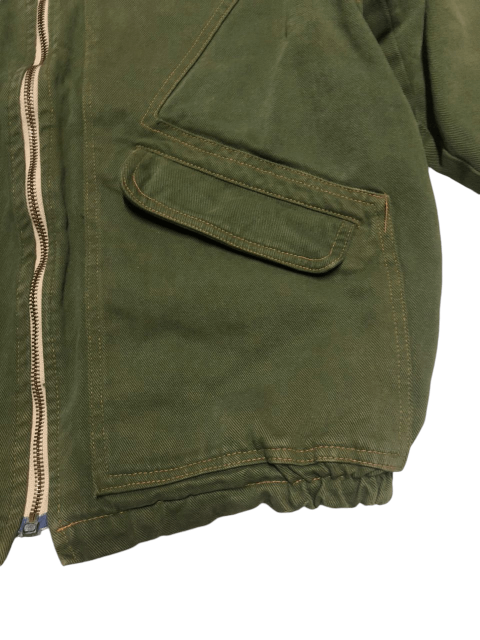 Lightning Bolt Vintage Lightning Bolt Denim Sherpa Zipper Jacket Faded Size US M / EU 48-50 / 2 - 8 Thumbnail