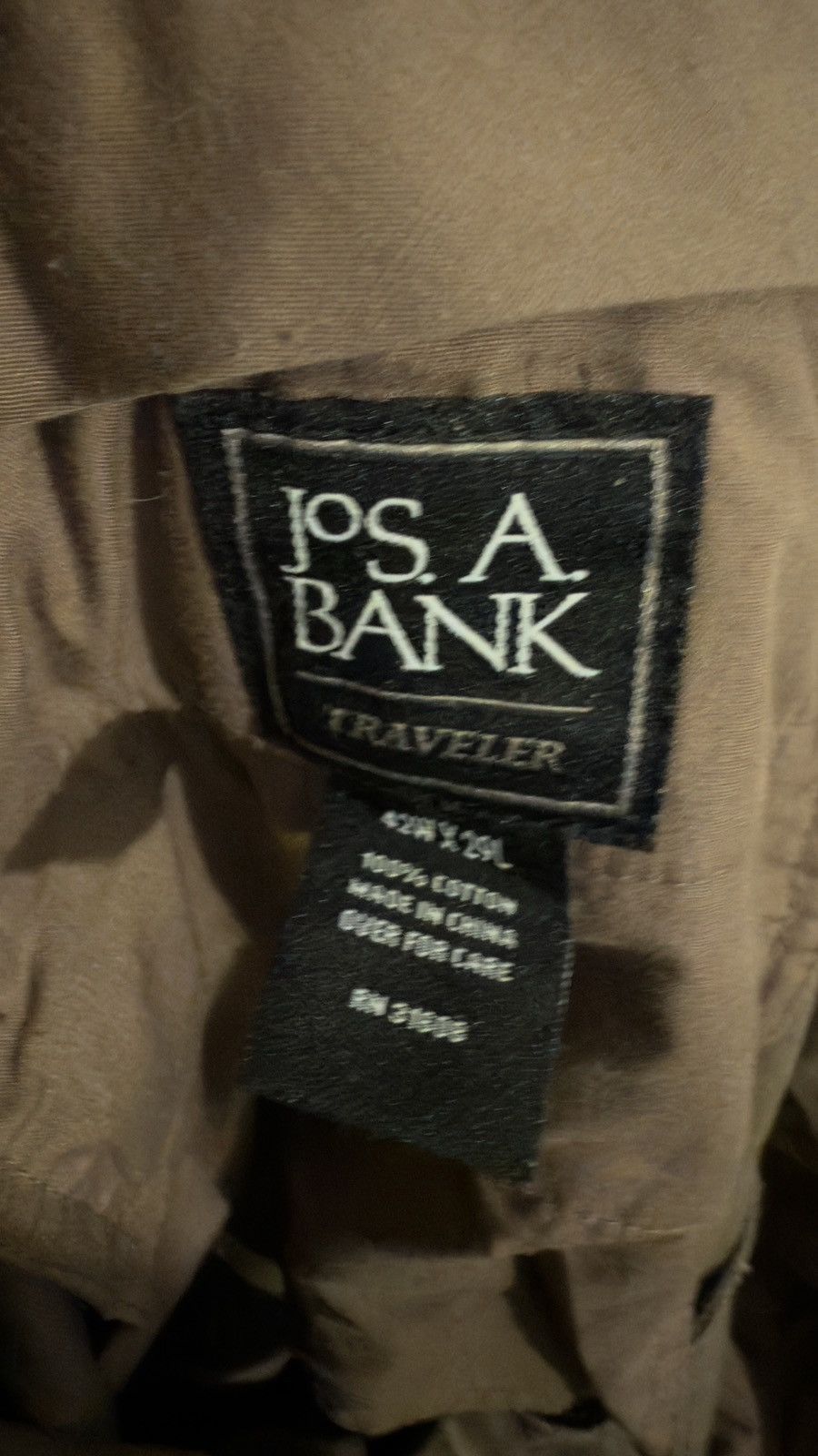 Jos. A. Bank JOS A BANK SUIT PANTS Size US 42 / EU 58 - 3 Thumbnail