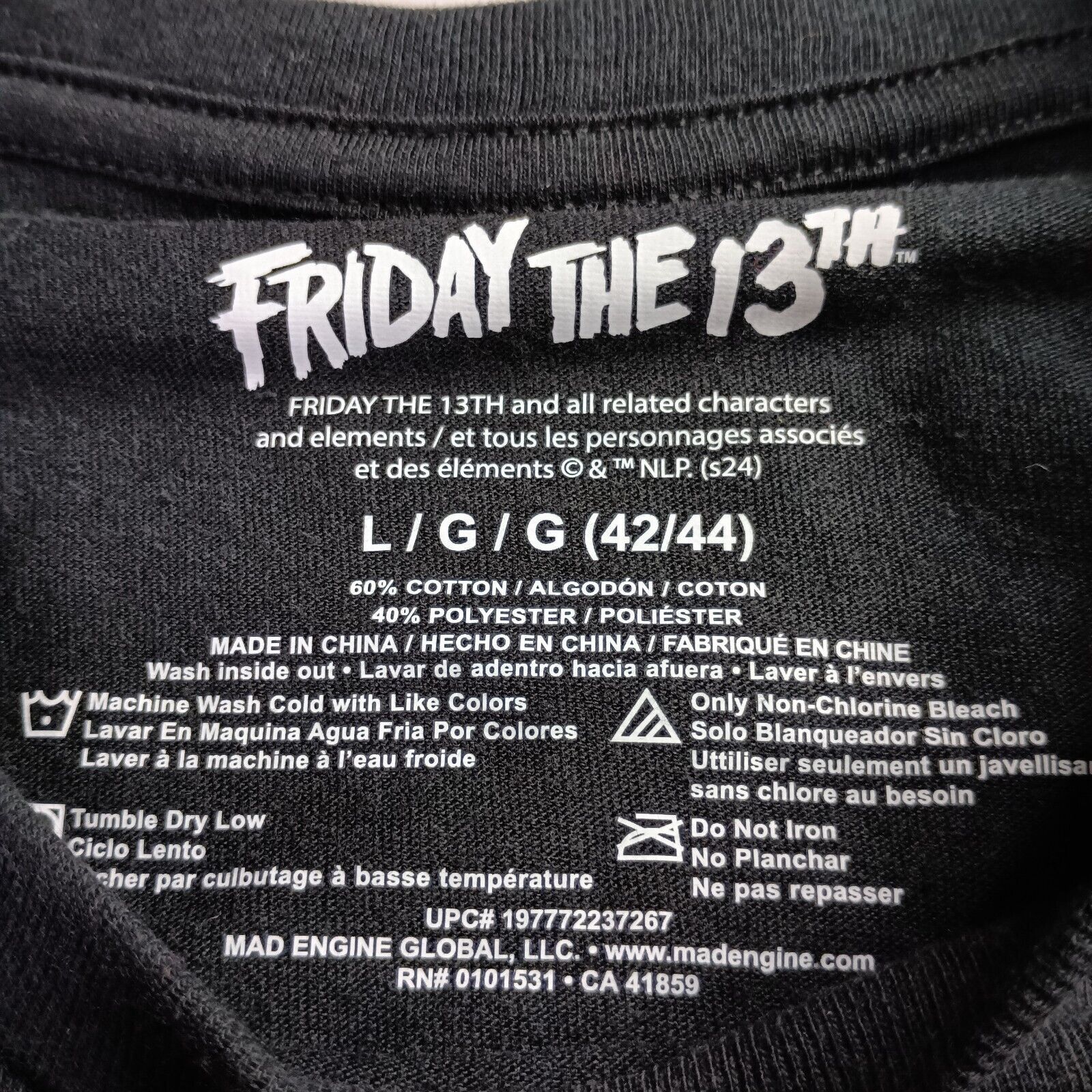 Other Friday The 13th Jason Voorhees Mask Shirt Mens Size L Horror Size US L / EU 52-54 / 3 - 3 Thumbnail