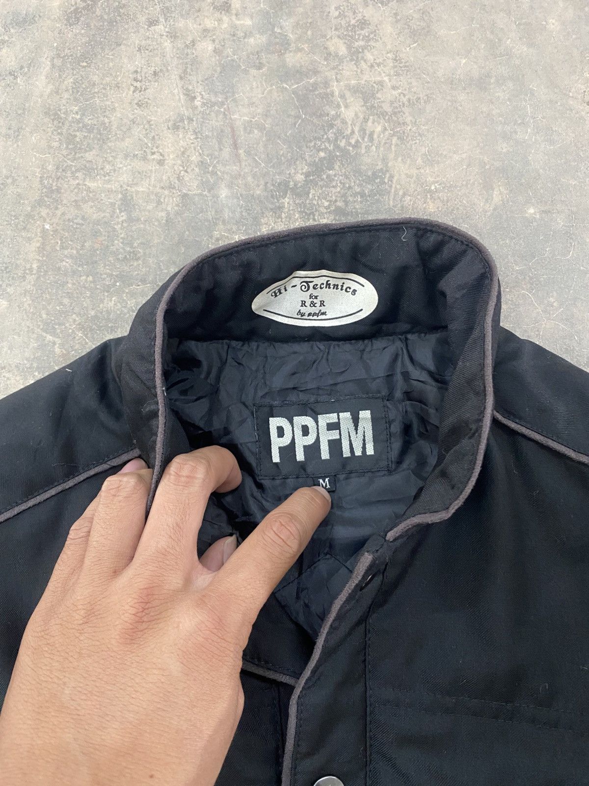 PPFM VINTAGE PPFM MILITARY SHIRT PUNK GRUNGE ROCK LGB GOTHIC Size US M / EU 48-50 / 2 - 9 Thumbnail