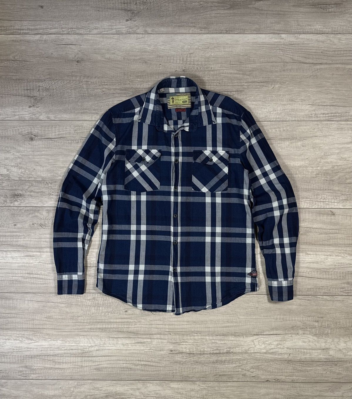 Barbour Barbour International Steve McQUEEN Checkered Slim Fit Shirt Size US M / EU 48-50 / 2 - 1 Thumbnail