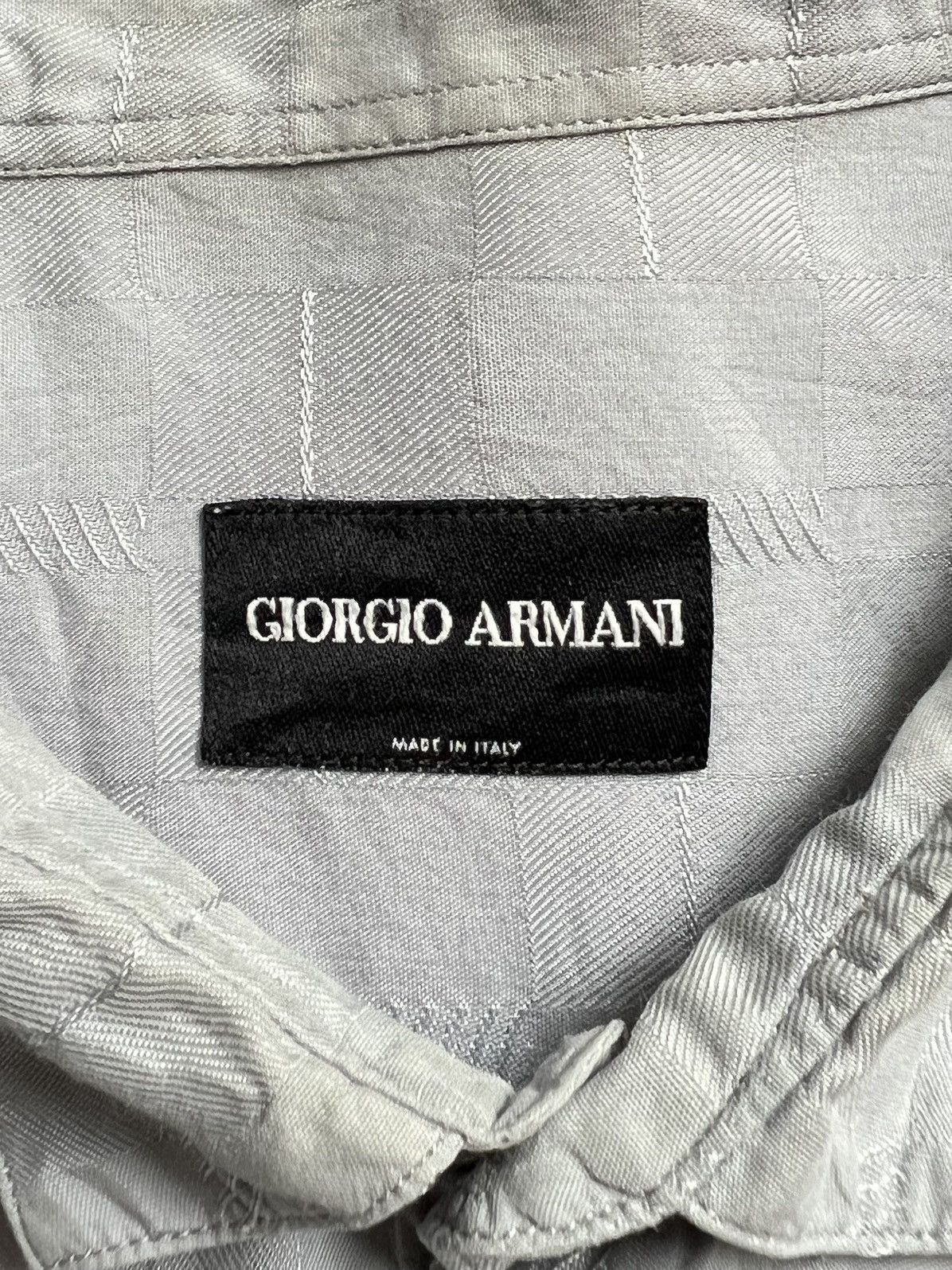 Giorgio Armani GIORGIO ARMANI Grey Shirt Size US L / EU 52-54 / 3 - 13 Thumbnail