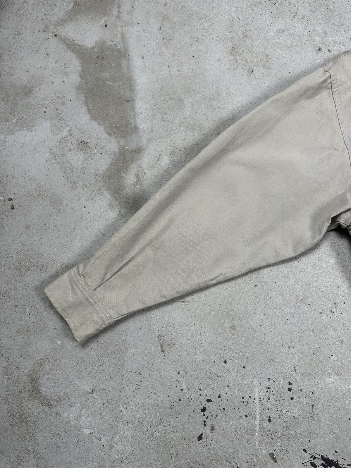 Carhartt × Vintage Vintage Y2K Detroit Style Beige Workwear Jacket Size US L / EU 52-54 / 3 - 3 Thumbnail