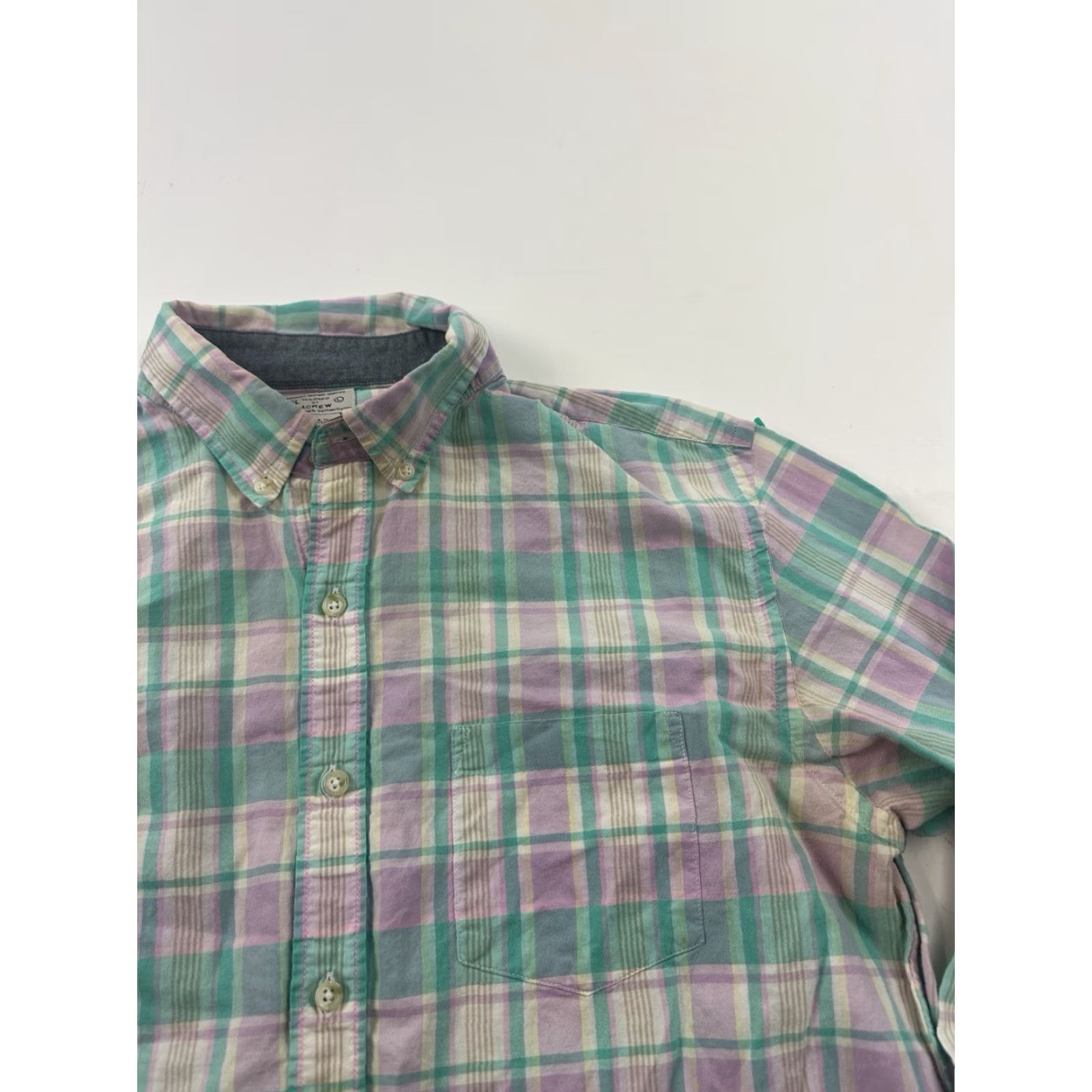 J.Crew J.Crew Shirt Mens Large Plaid Woven Button-Up Long Sleeve Casual Preppy Multicolor Button-Up Shirt Mens Large Plaid Woven Cotton Casual Preppy Size US L / EU 52-54 / 3 - 2 Thumbnail