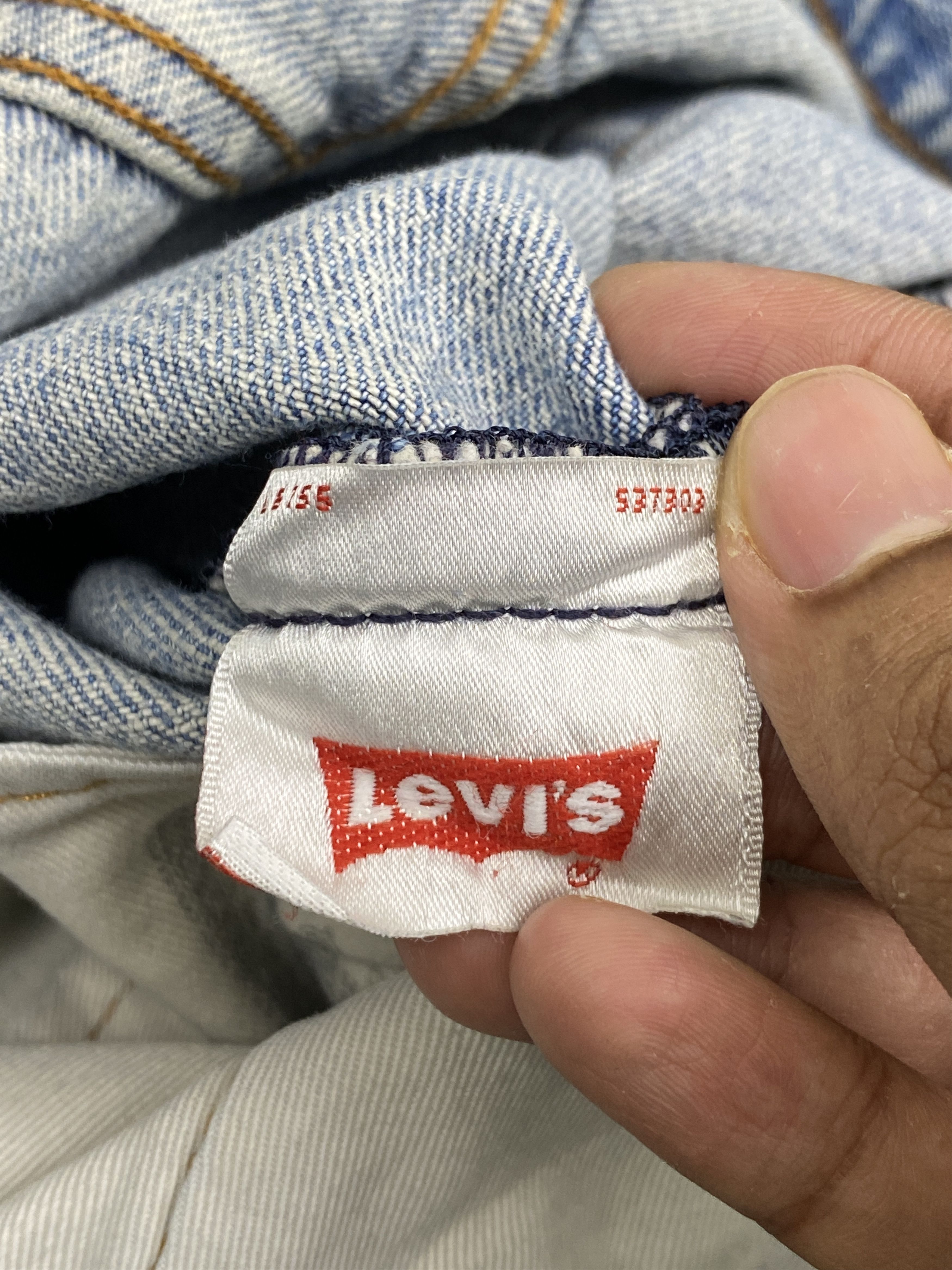 Levi's Vintage Levis 501 Lightwash Blue Jeans DP2833 Size US 34 / EU 50 - 9 Thumbnail