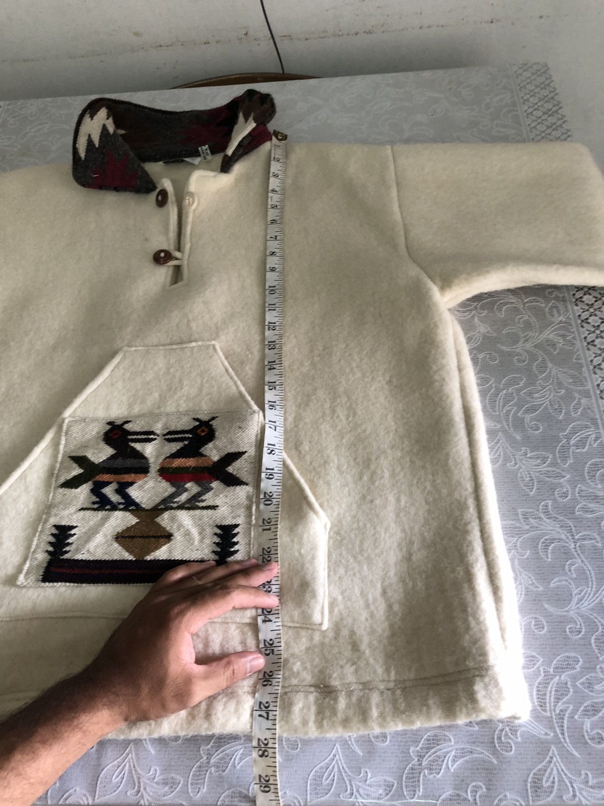Native Rare🔥Vtg Artesanias Indigenas Hand Made Chimayo Wool Jacket Size US L / EU 52-54 / 3 - 23 Thumbnail