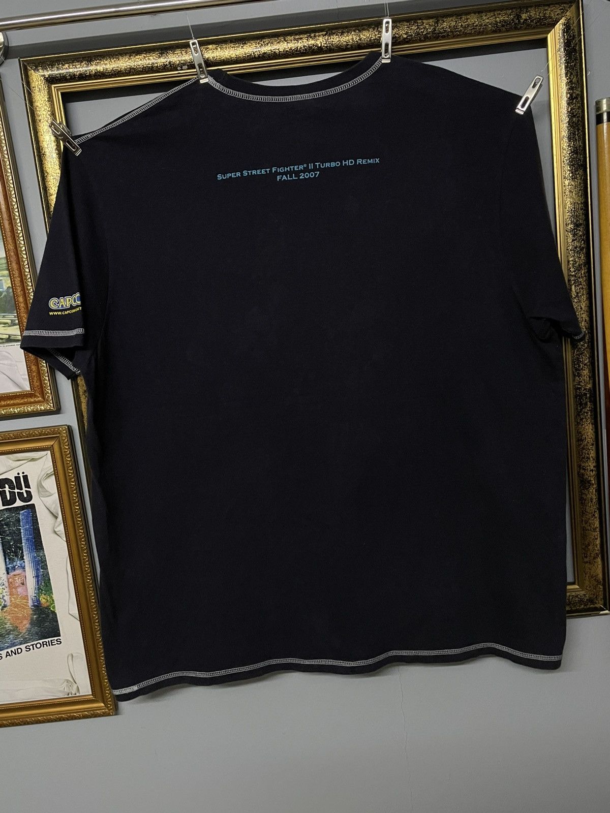 Vintage Vintage Super Street Fighter II Turbo Hd Remix Graphic Tee Size US XL / EU 56 / 4 - 9 Thumbnail