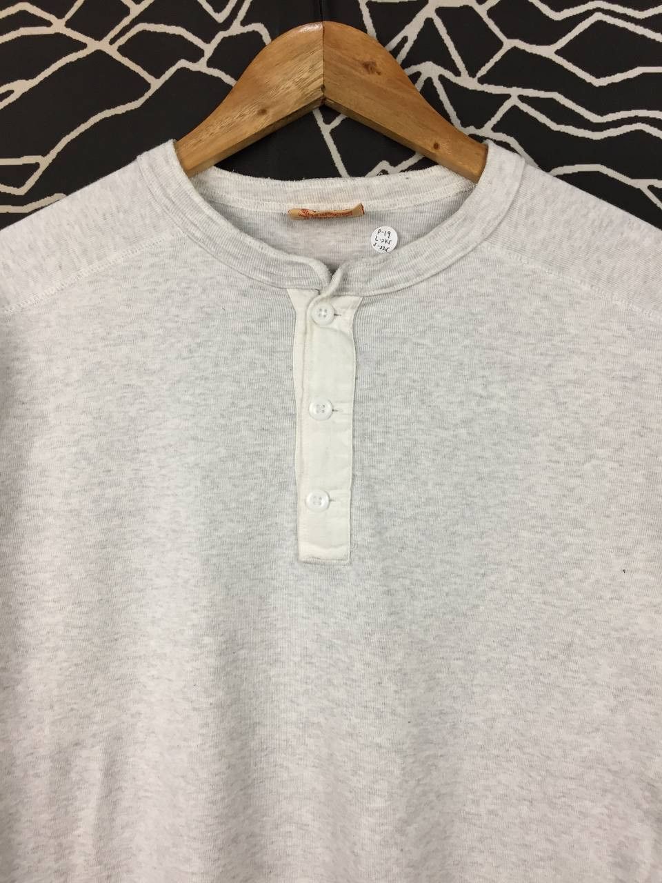 Pherrow's Pherrow's Sportswear Japanese Brand Henley Long Sleeve Tee Size US M / EU 48-50 / 2 - 3 Thumbnail