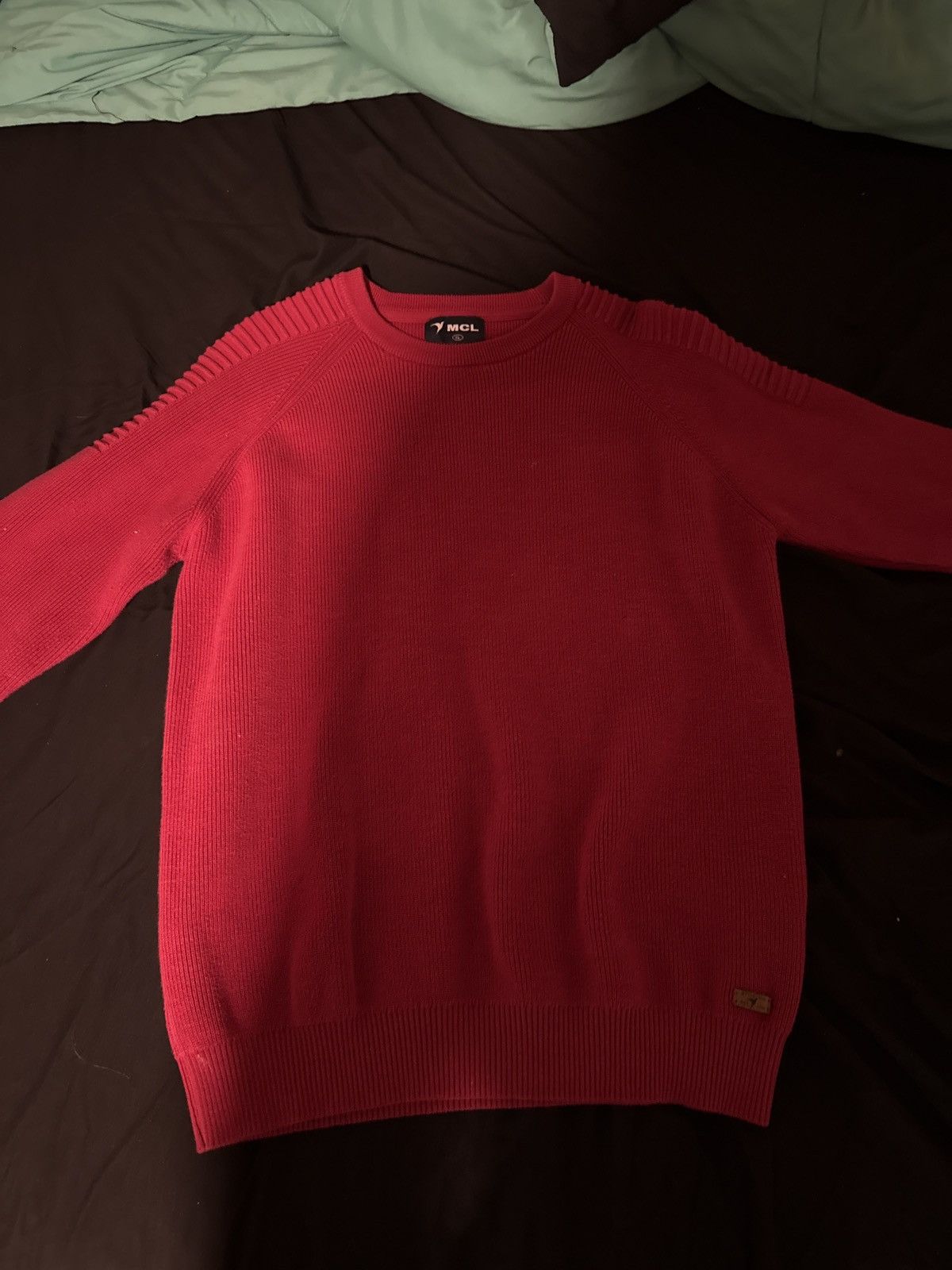 Vintage MCL Red Vintage Sweater Size US XL / EU 56 / 4 - 1 Thumbnail