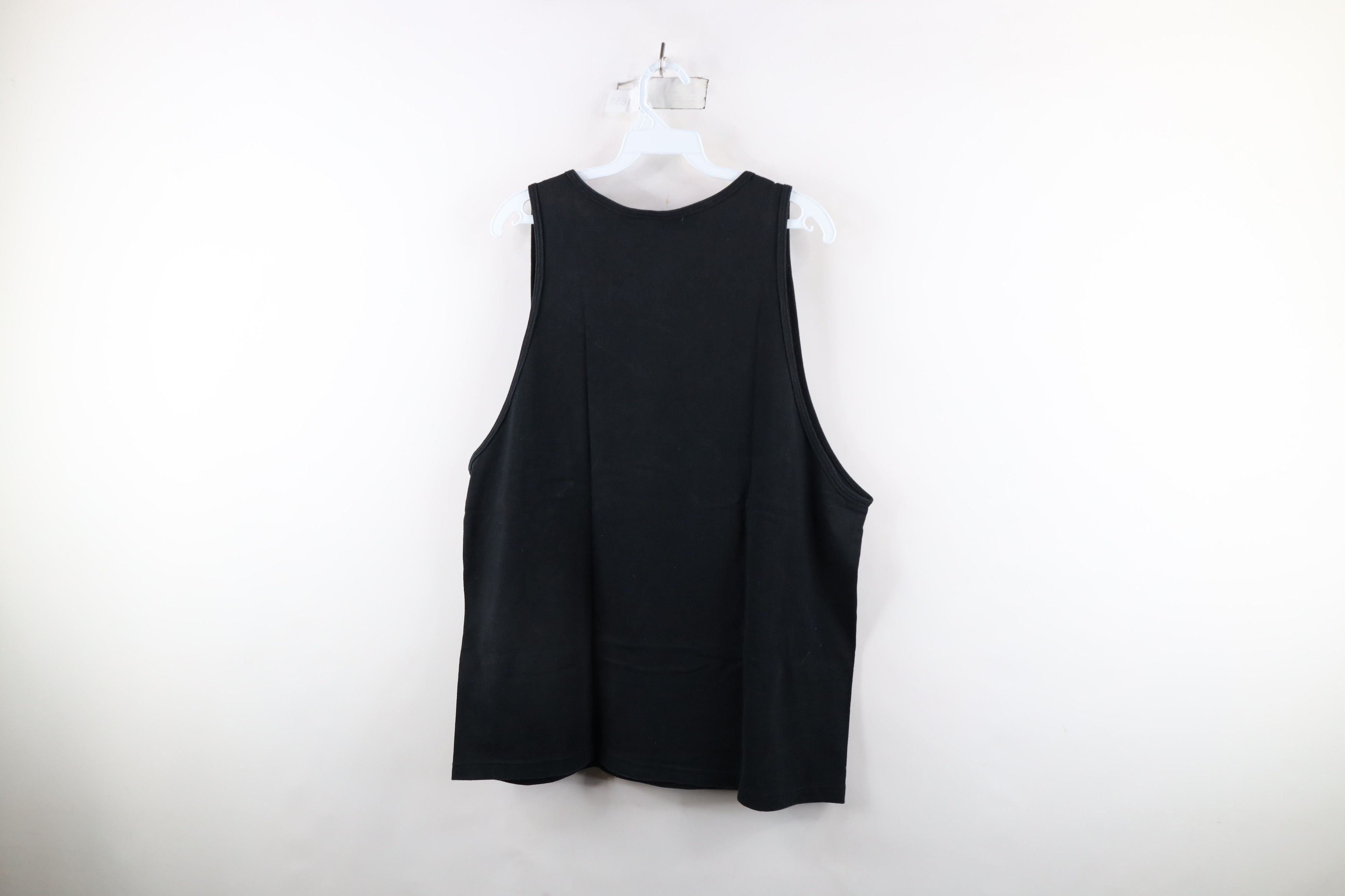 Vintage Vintage 90s Streetwear Blank Tank Top T-Shirt Black Cotton Size US XL / EU 56 / 4 - 7 Thumbnail