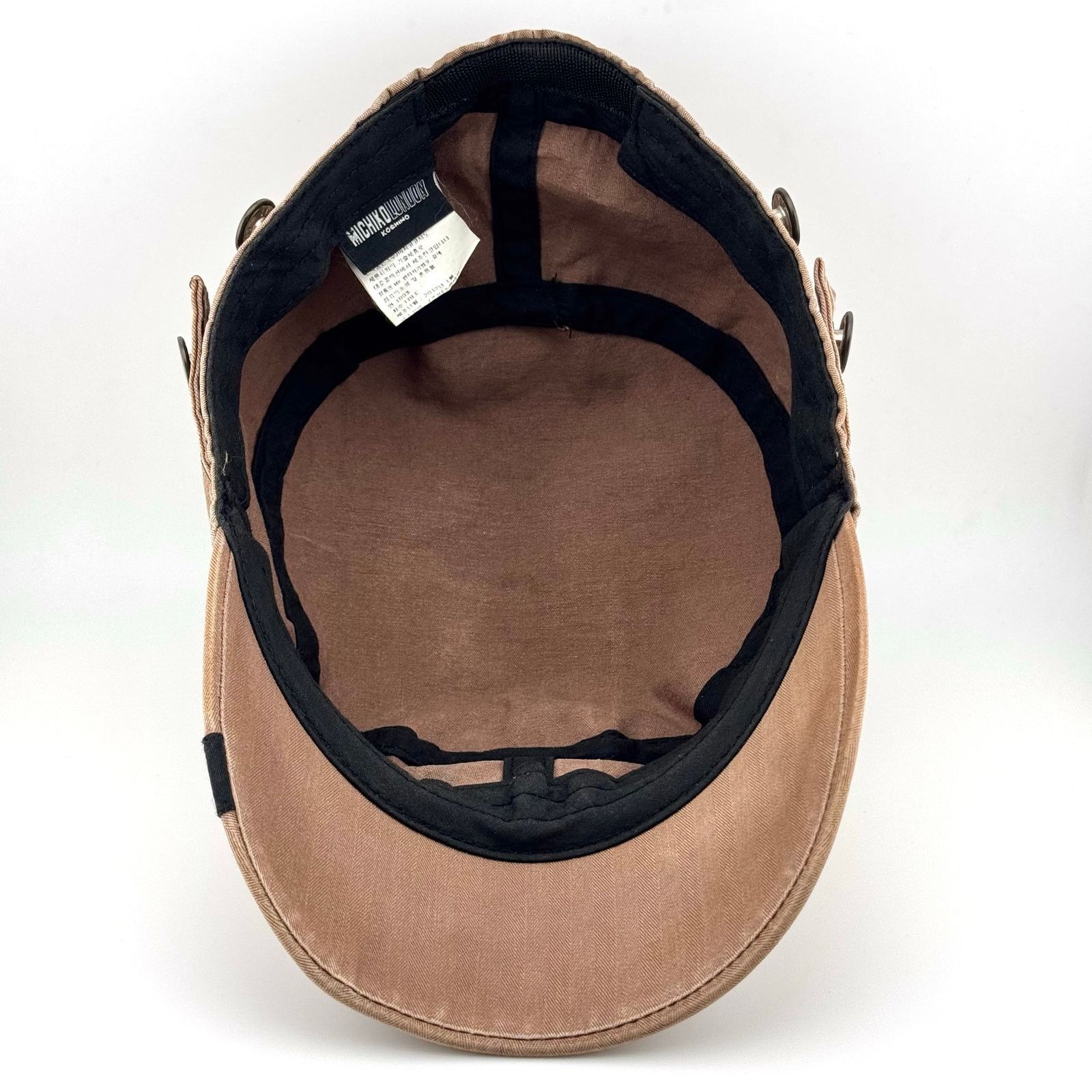 Michiko Koshino London Y2K Blank Michiko London Distressed Military Work Hat Cap Size ONE SIZE - 4 Thumbnail