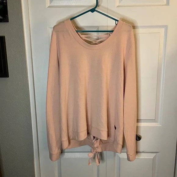 Other Peace Love World Lace Up Back Sweater M/L Size M / US 6-8 / IT 42-44 - 3 Thumbnail