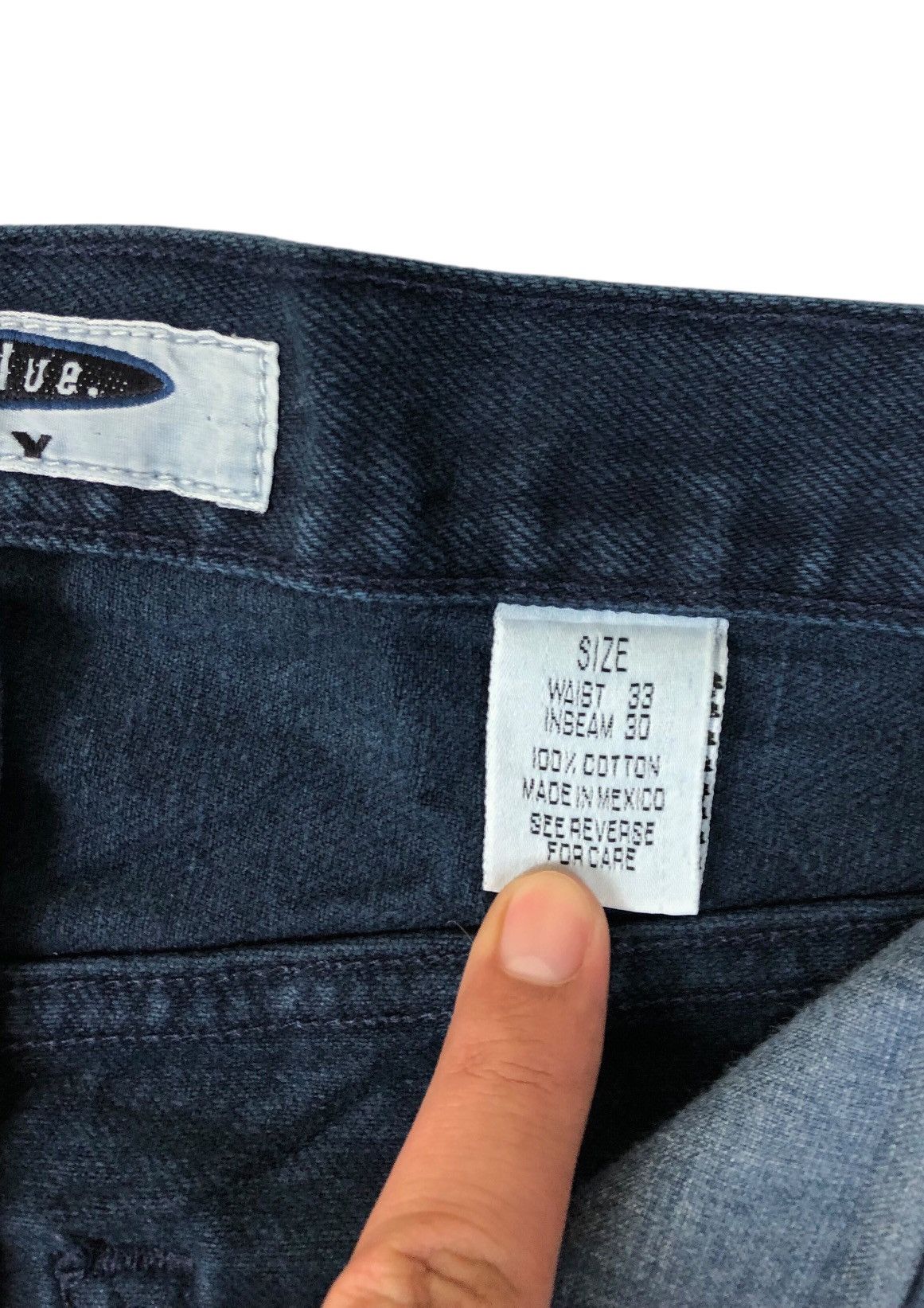 Southpole Anchor Blue Baggy Hip Hop Denim Jeans Size US 32 / EU 48 - 12 Thumbnail