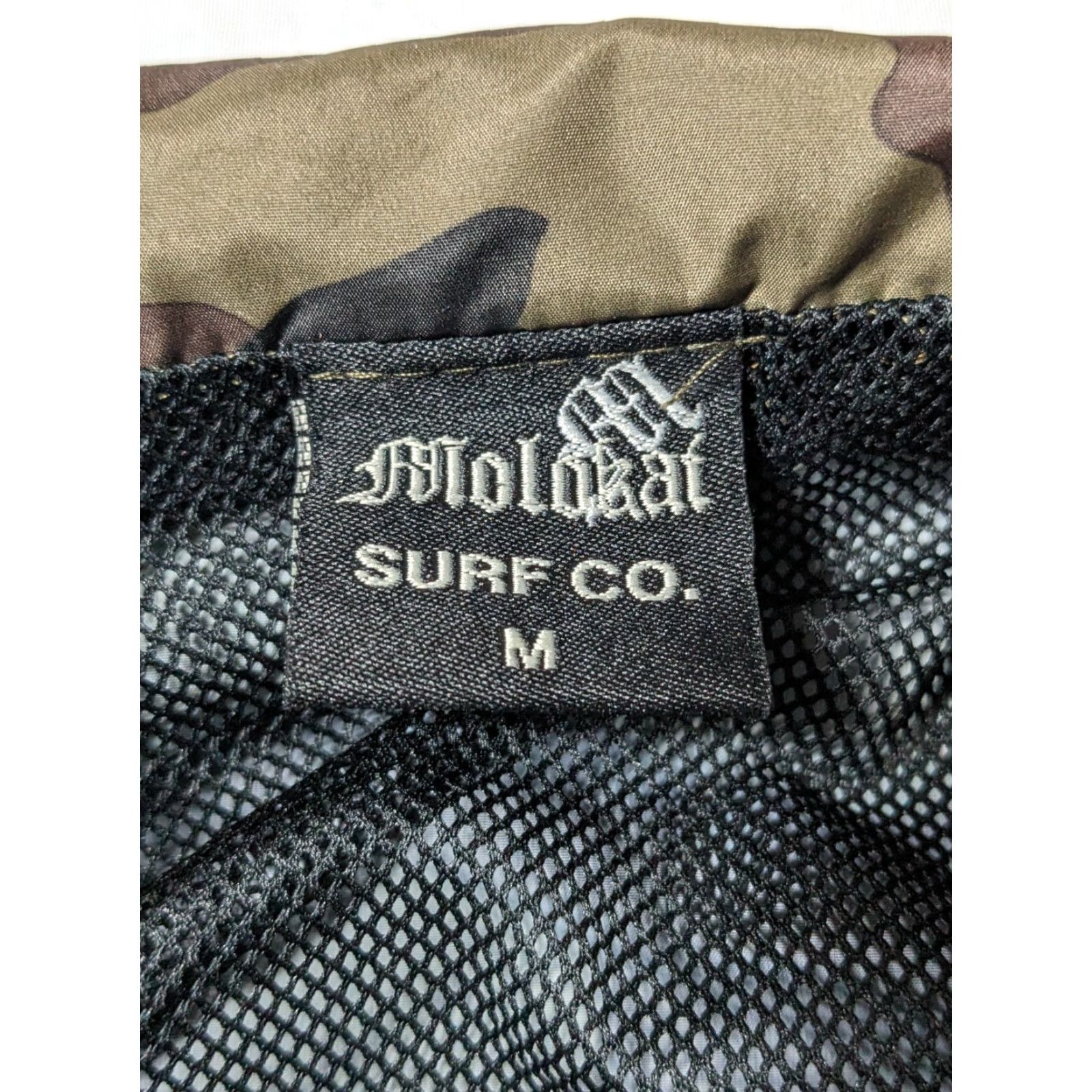 Vintage Molokai Surf Co. CALI Men M Camouflage Lined Windbreaker Jacket Snap Button Size US M / EU 48-50 / 2 - 5 Thumbnail