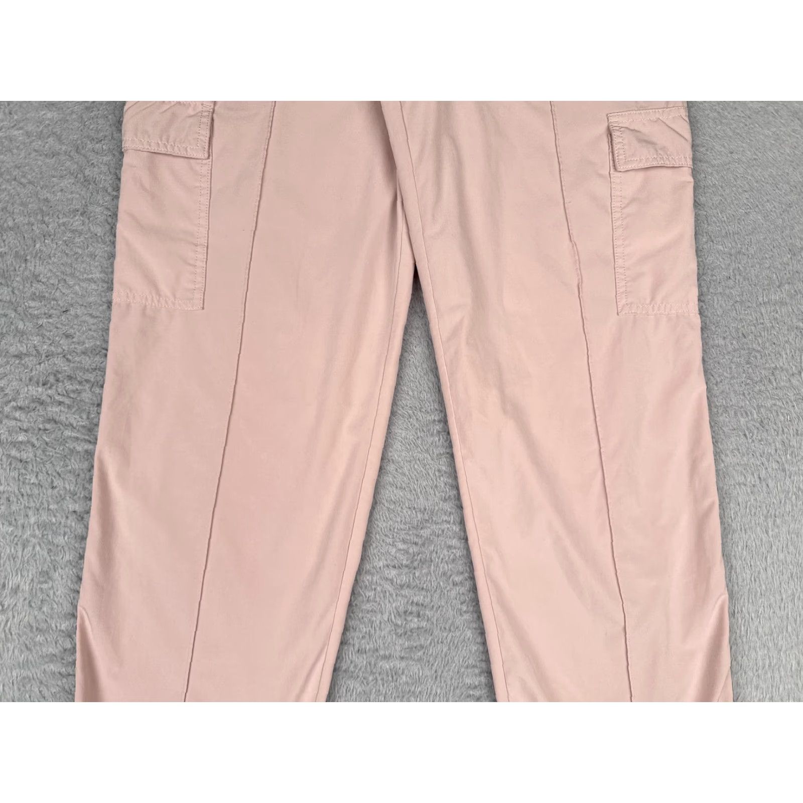 Athleta Athleta Pants Womens 8 Pink Khakis Cargo Pockets Elastic Waist Hiking Walking Size 30" / US 8 / IT 44 - 3 Thumbnail