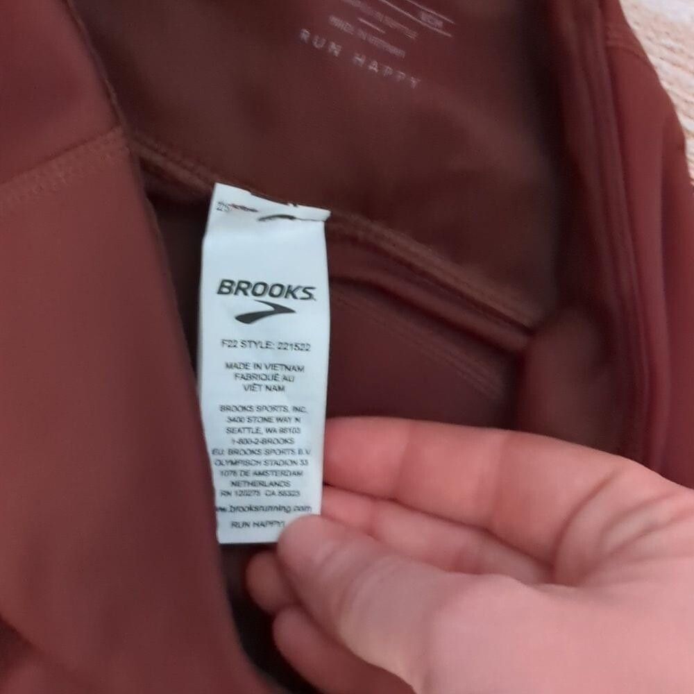 Brooks Brooks run raisin 3/4 right leggings size XS Size 25" / US 0 / IT 36 - 4 Thumbnail