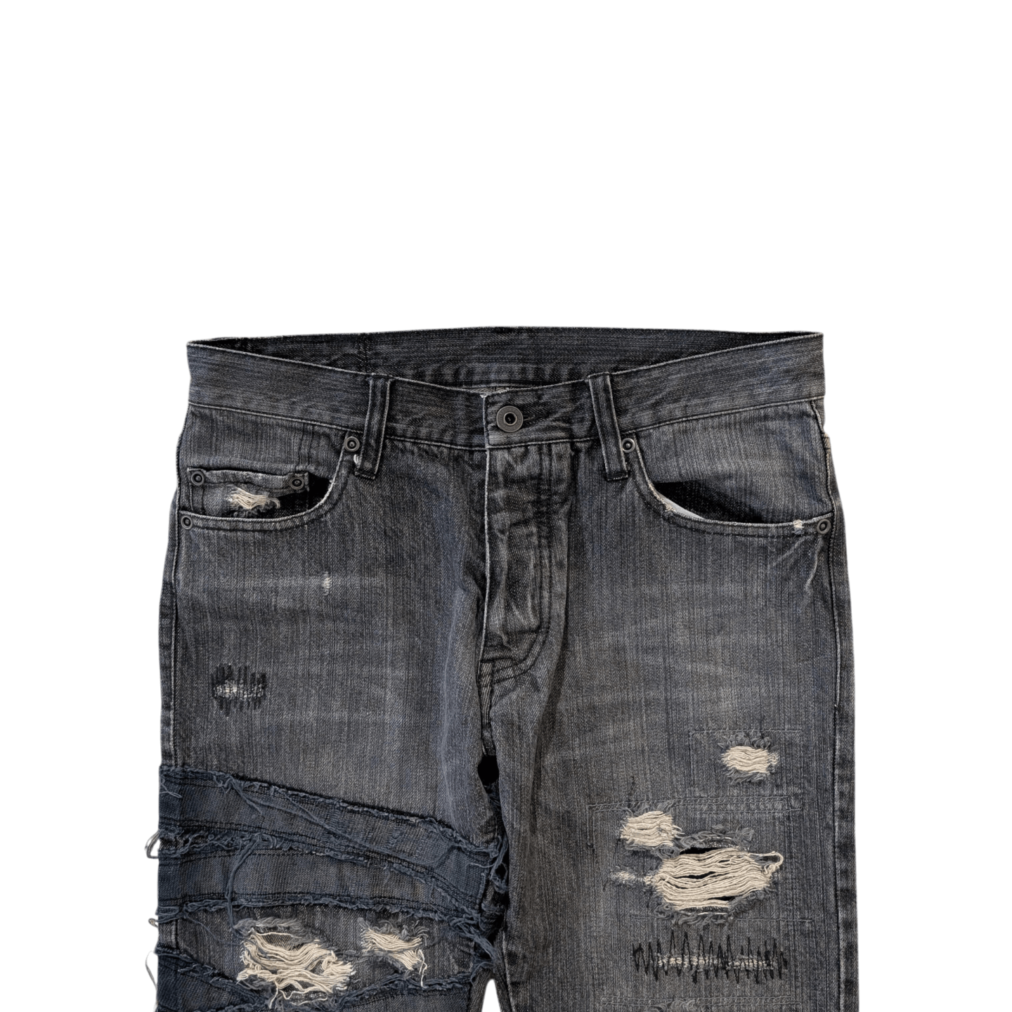 Japanese Brand Edge Rupert Distressed Gauze Denim Size US 30 / EU 46 - 4 Thumbnail