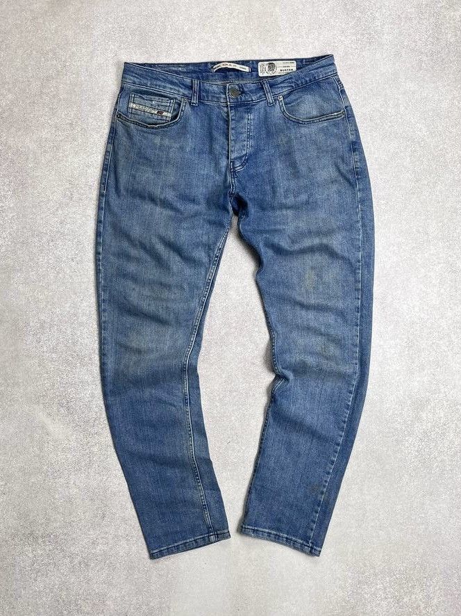 Diesel × Vintage Vintage Diesel Buster D.N.A Baggy Denim Pants Y2K 34 Size US 34 / EU 50 - 2 Thumbnail