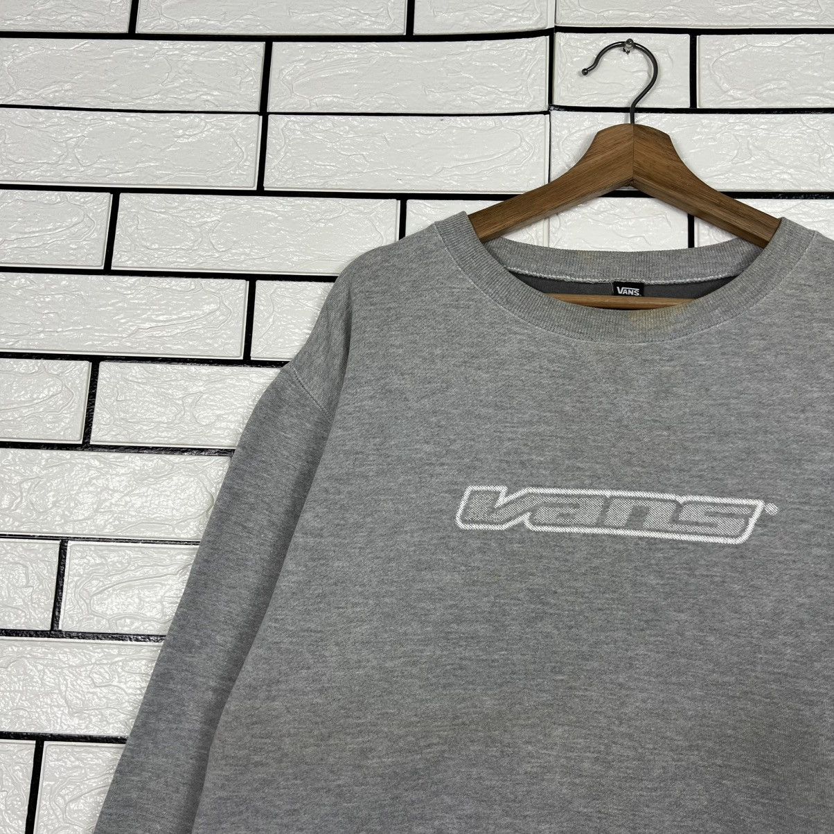 Vans Vintage 90's VANS Big Logo Crewneck Sweatshirt #3971-C181 Size US L / EU 52-54 / 3 - 3 Thumbnail