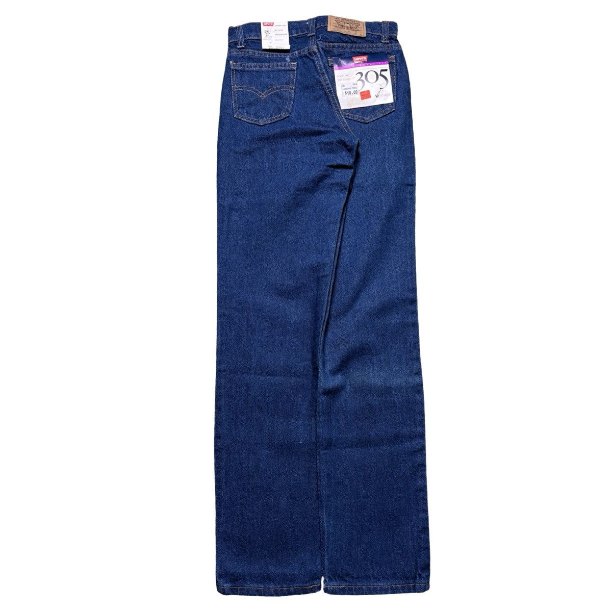 Levi's Vintage 80's Levi's 705 Student Straight Leg Jeans 26x29 NOS Size 26" / US 2 / IT 38 - 2 Thumbnail