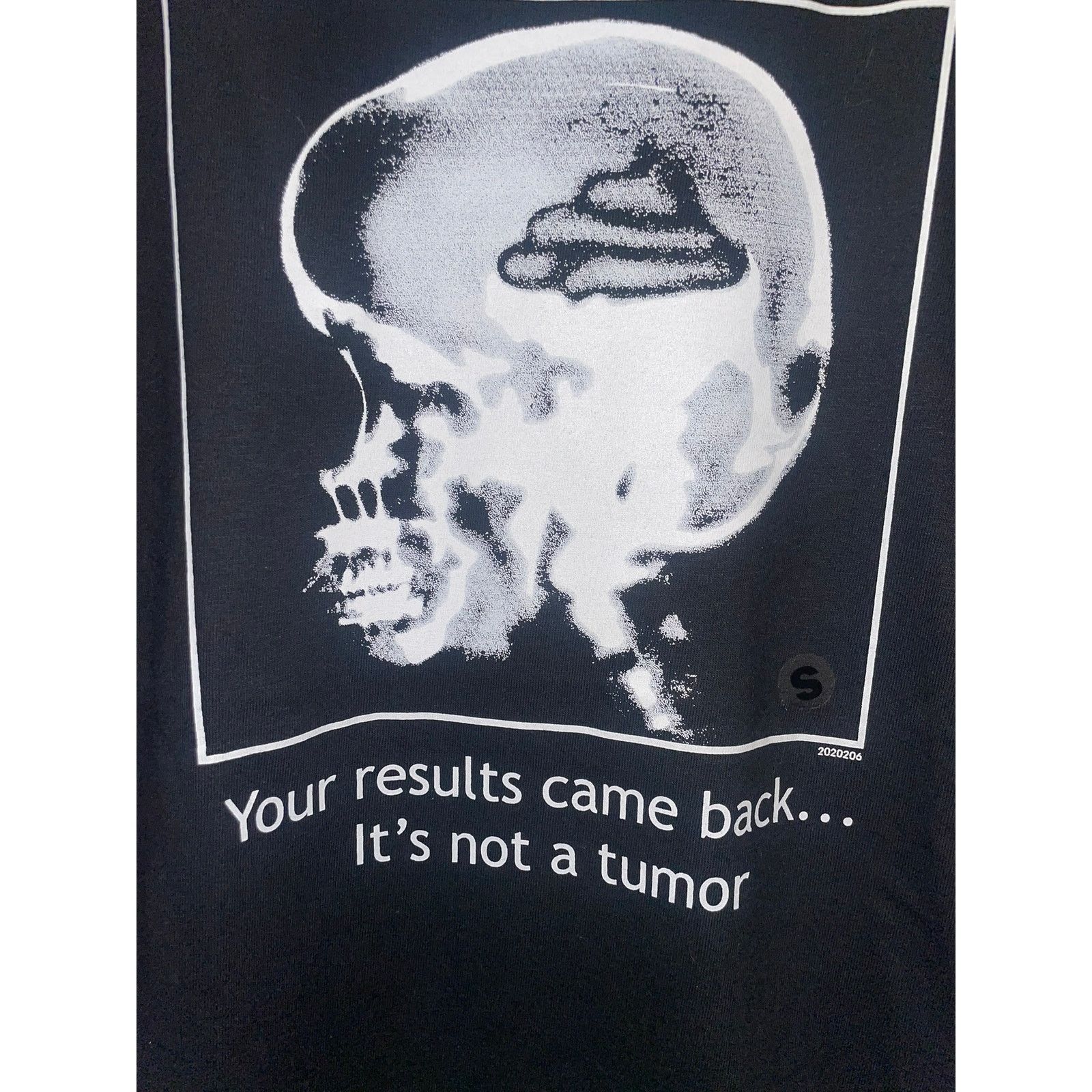 Gildan Y2K It's Not A Tumor Crap For Brains Poop Joke Shirt 2000s S Size US S / EU 44-46 / 1 - 5 Thumbnail