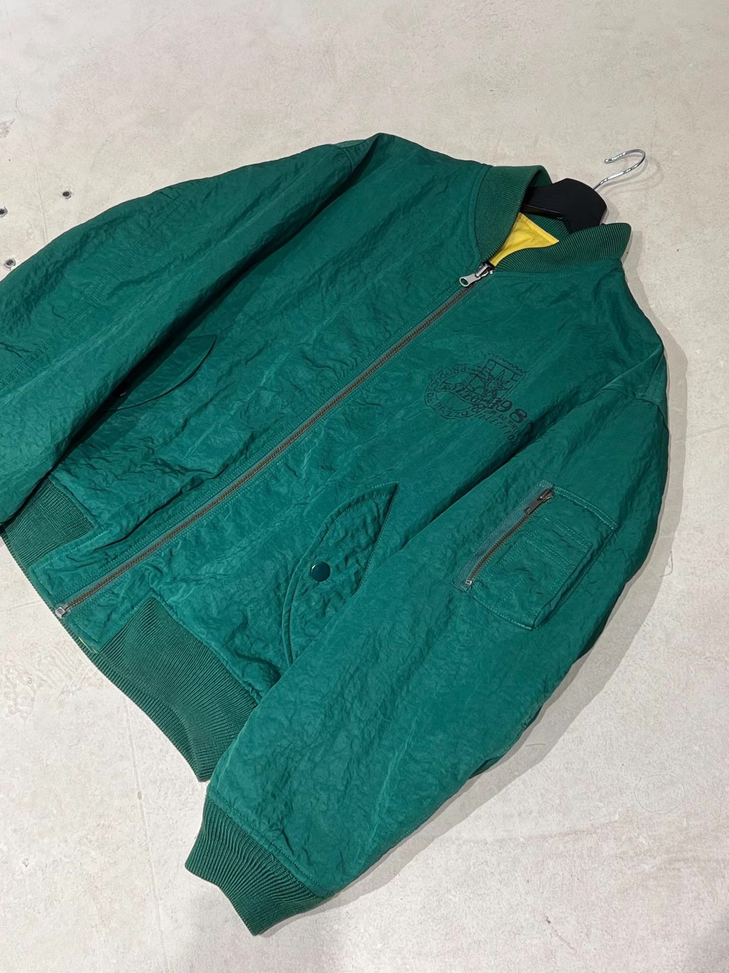 Vintage 90s Vintage Issey Miyake Reversible Bomber Jacket Q13 Size US L / EU 52-54 / 3 - 5 Thumbnail