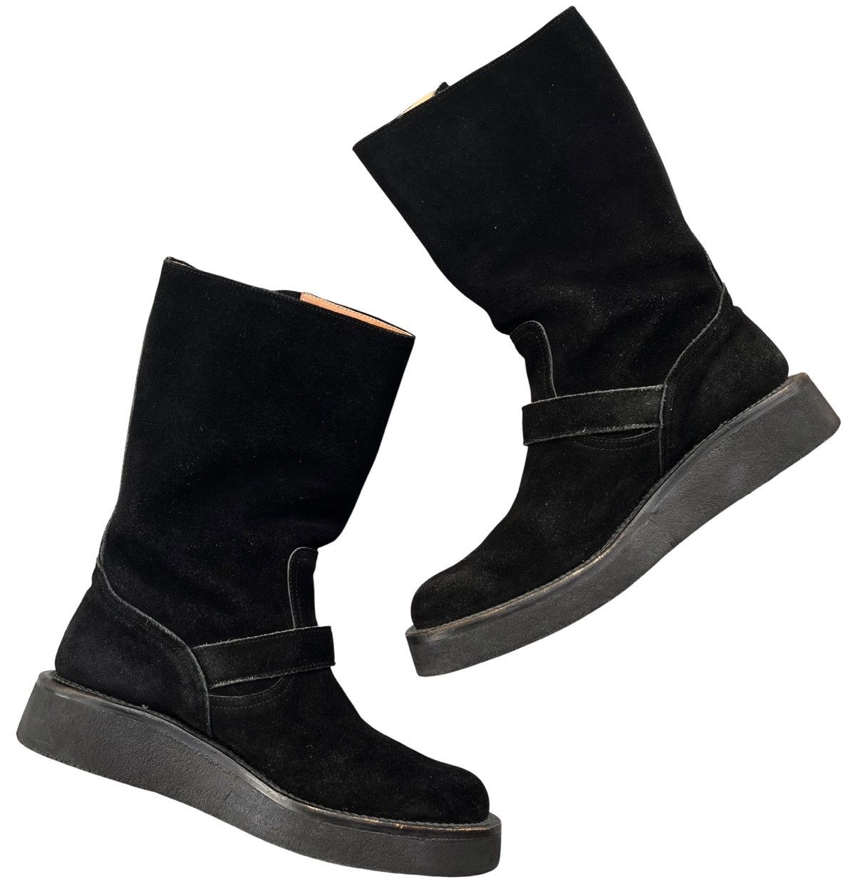 Number (N)ine AW05 Runway Engineer Boots Size US 8 / EU 41 - 5 Thumbnail