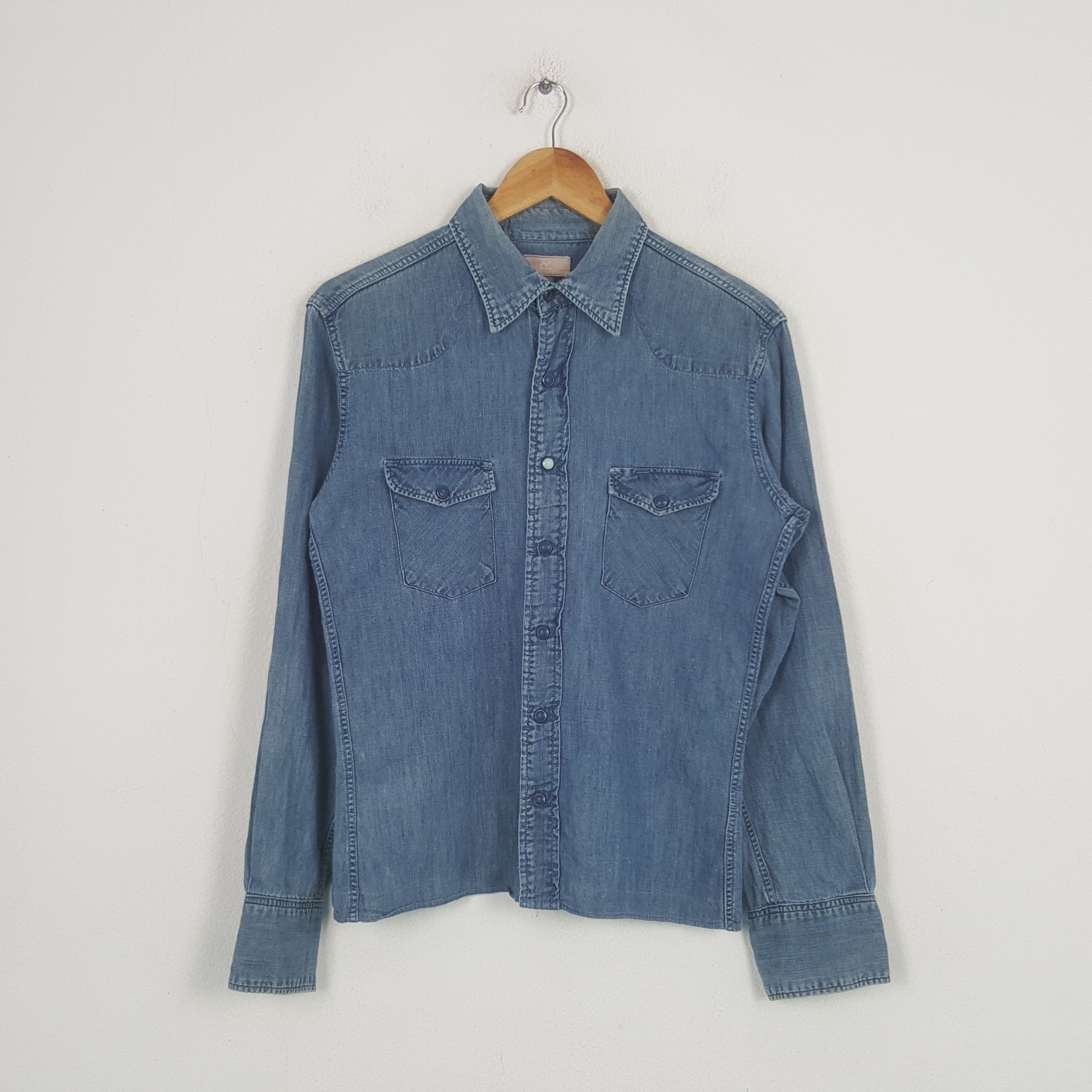 45rpm Vintage 45rpm Japanese Brand Button Up Shirt RR21 Size US S / EU 44-46 / 1 - 1 Thumbnail