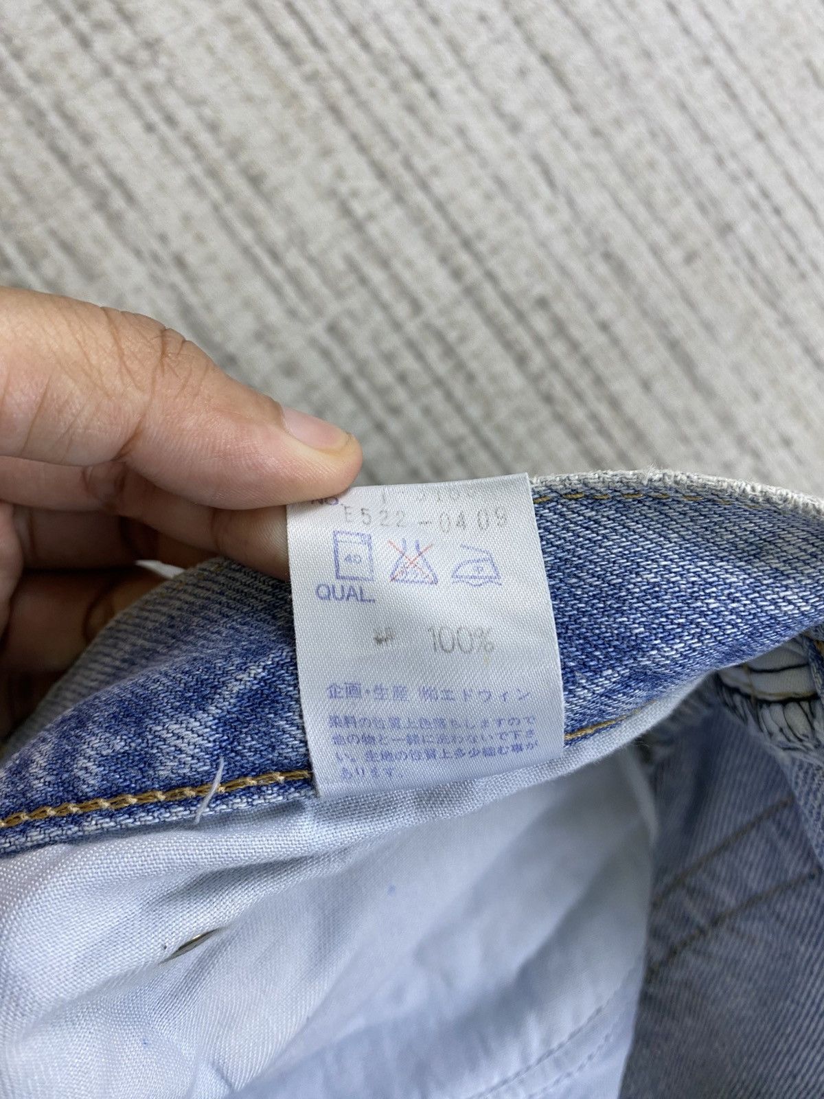 Edwin × Japanese Brand × Vintage Vintage 90s Edwin US Classic Light Blue Denim Pants Size US 35 - 13 Thumbnail