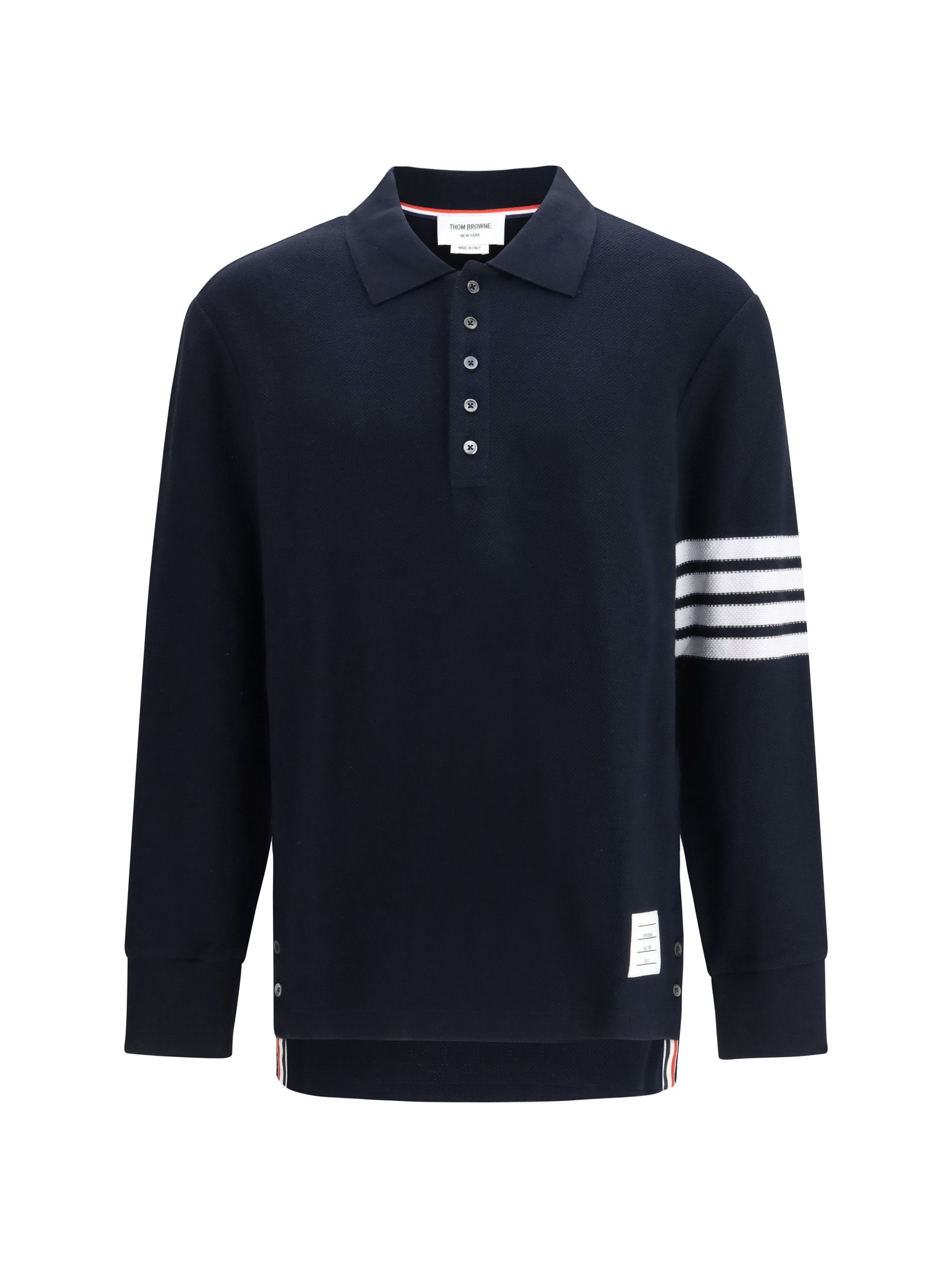 Thom Browne Piqué long-sleeve Polo Size US M / EU 48-50 / 2 - 1 Thumbnail