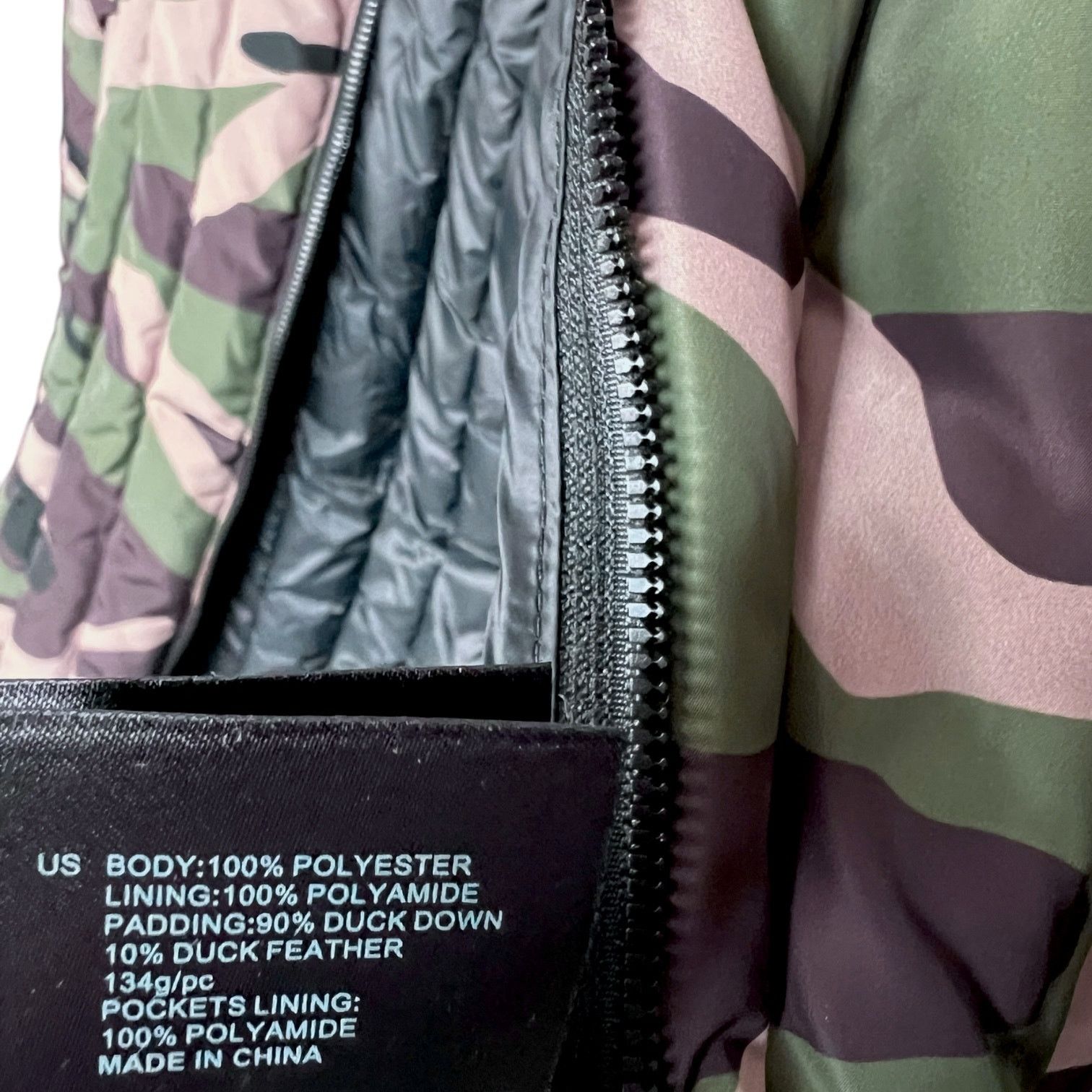 Sandro Men's Sandro Camo Duck Down Puffer Jacket - L - $315 retail Size US L / EU 52-54 / 3 - 3 Thumbnail