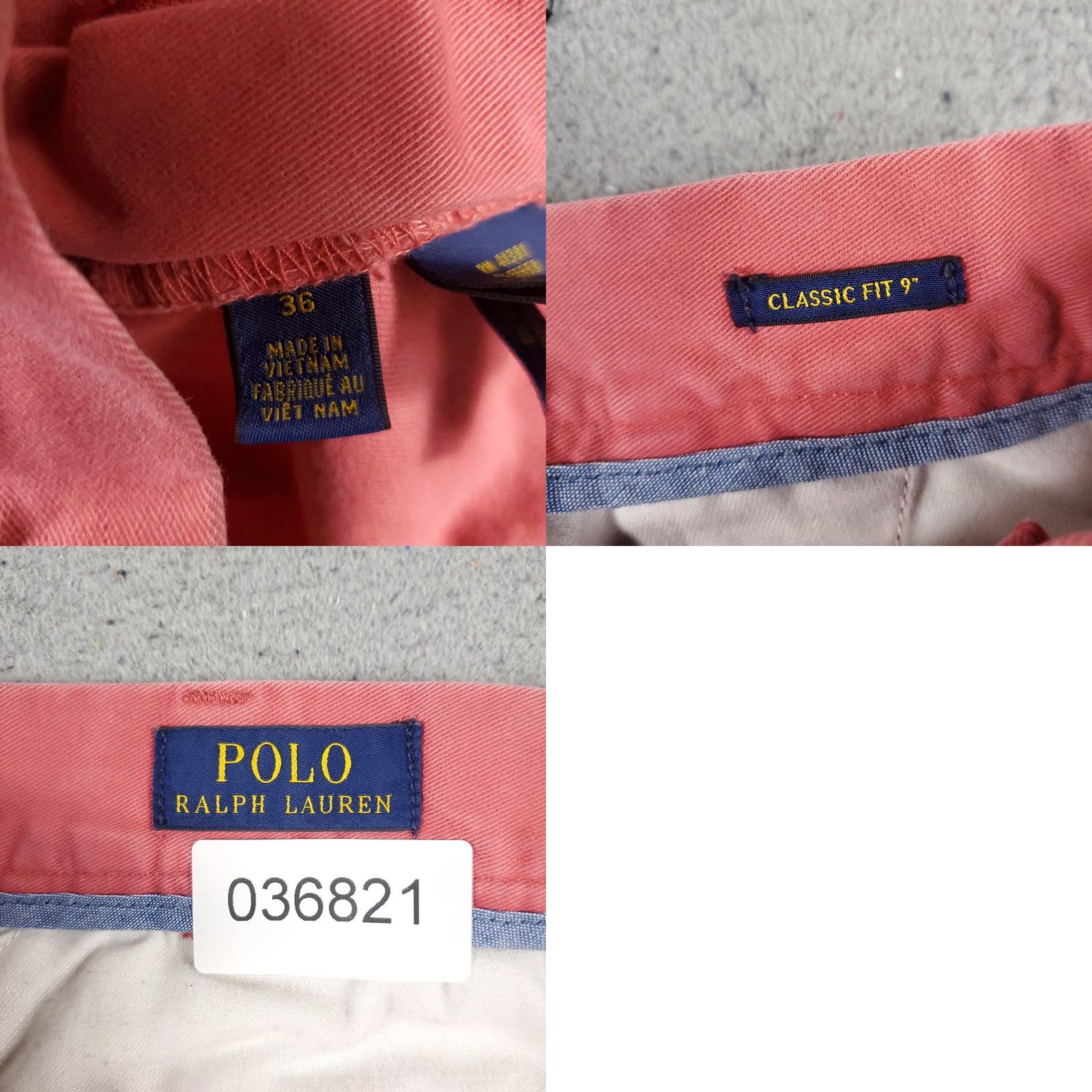 Ralph Lauren VINTAGE Ralph Lauren Shorts Men Size 36 Red Casual Flat Front Chino Size US 36 / EU 52 - 8 Thumbnail