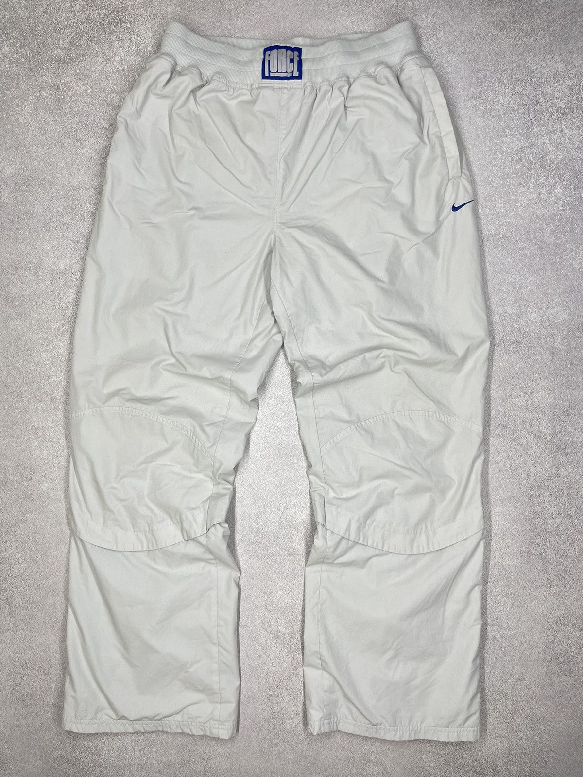 Vintage Vintage Nike Air Force Sweatpants Grey Swoosh Y2K Drill ACG Size US 36 / EU 52 - 2 Thumbnail